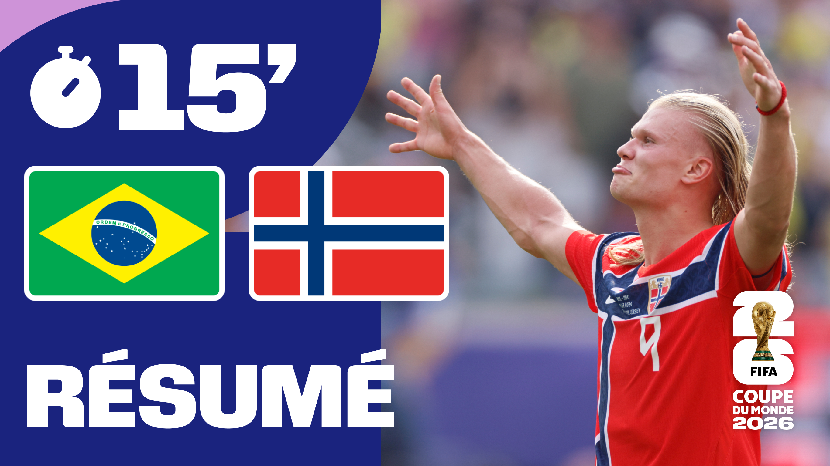 Brésil / Norvège : le résumé en 15 minutes