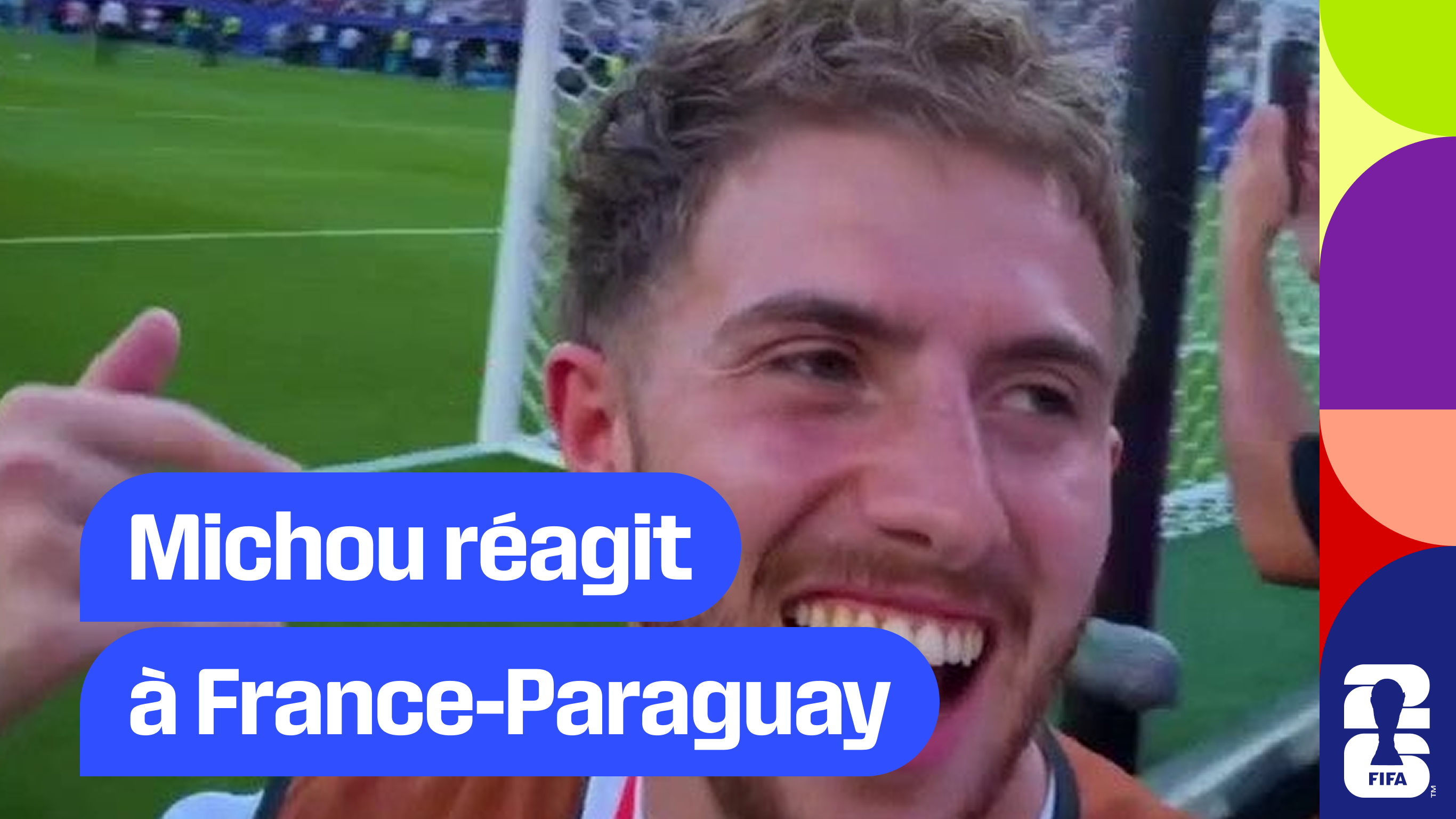 Michou réagit à France-Paraguay