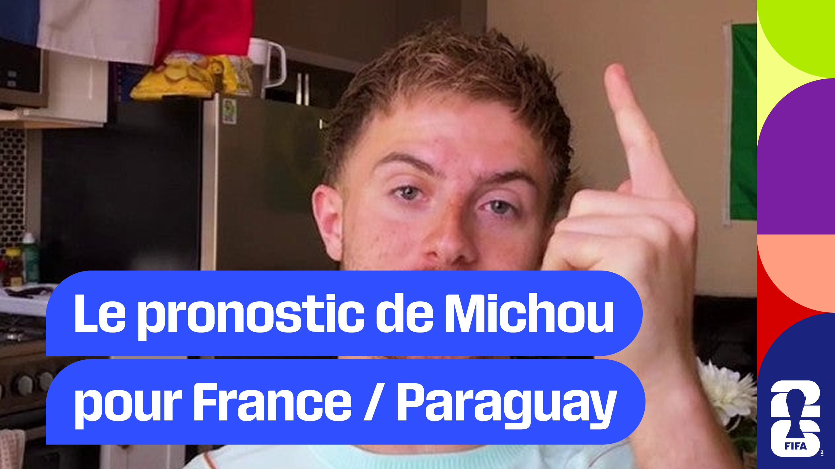 Le pronostic de Michou pour France / Paraguay