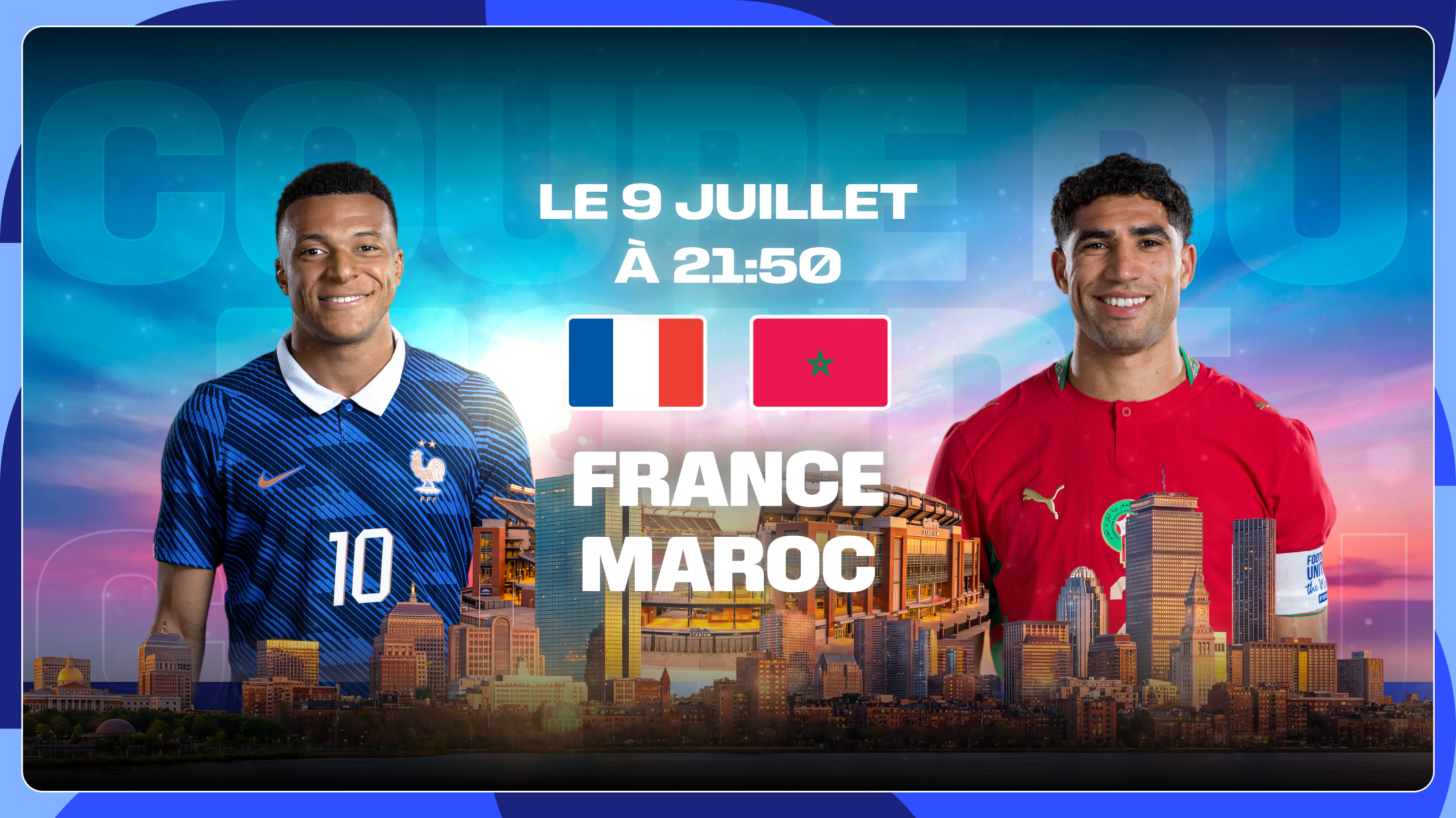 France / Maroc : le 9 juillet dès 21:50 sur M6 et M6+
