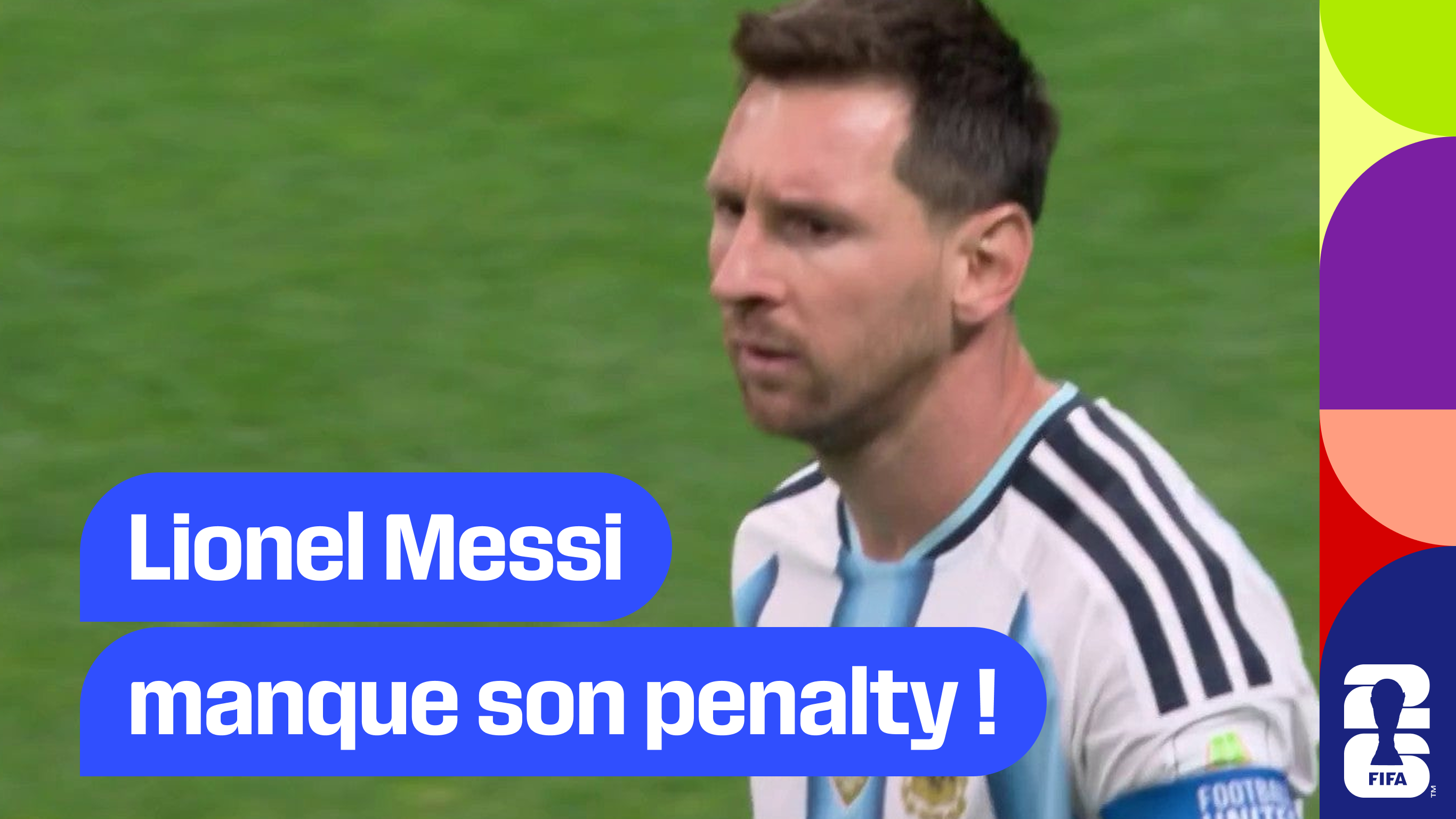 Lionel Messi manque son penalty !