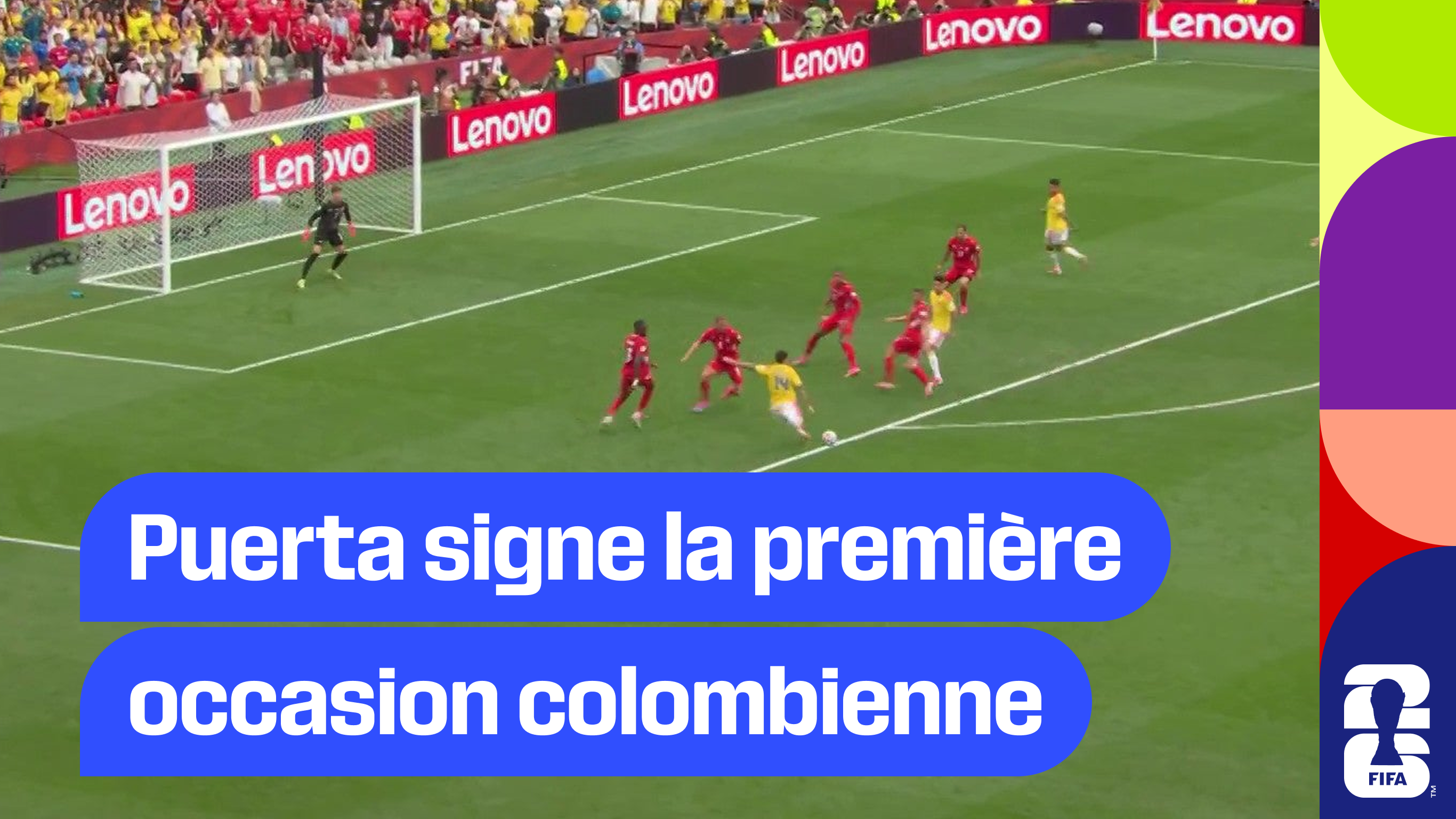 Puerta signe la première occasion colombienne
