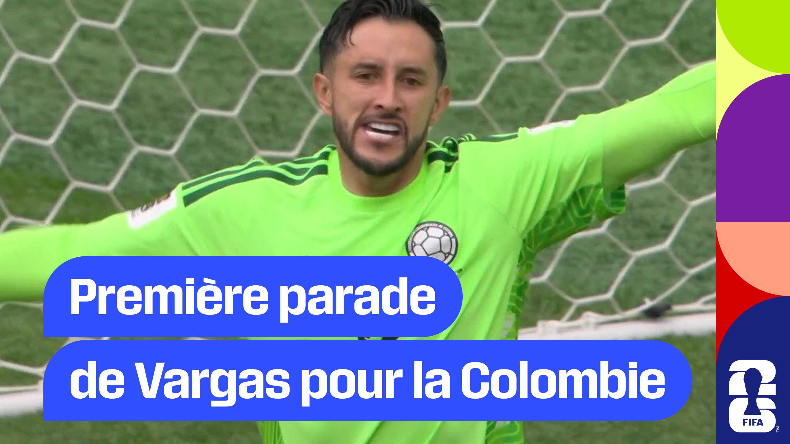 Première parade de Vargas pour la Colombie !
