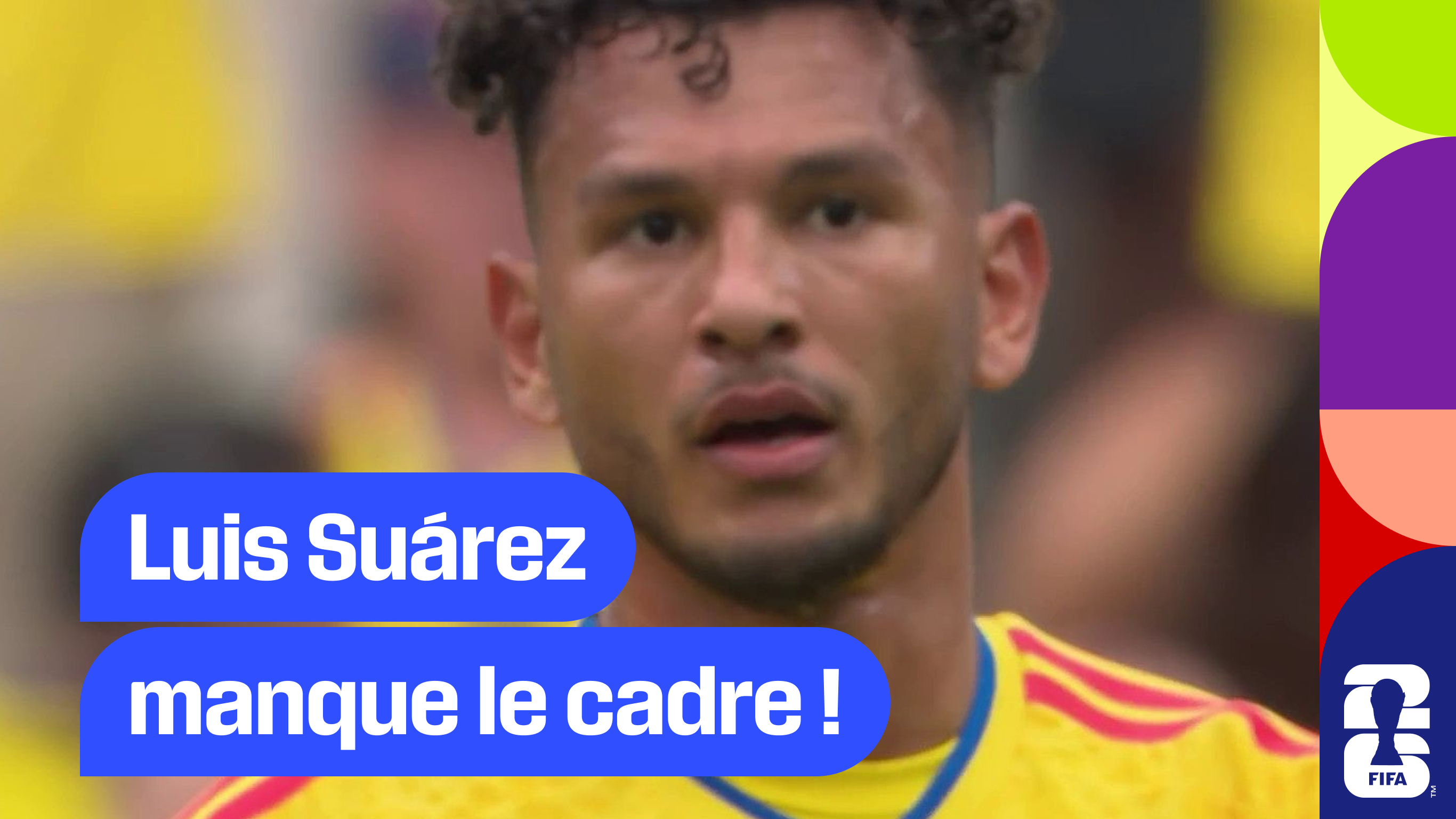 Luis Suárez manque le cadre !