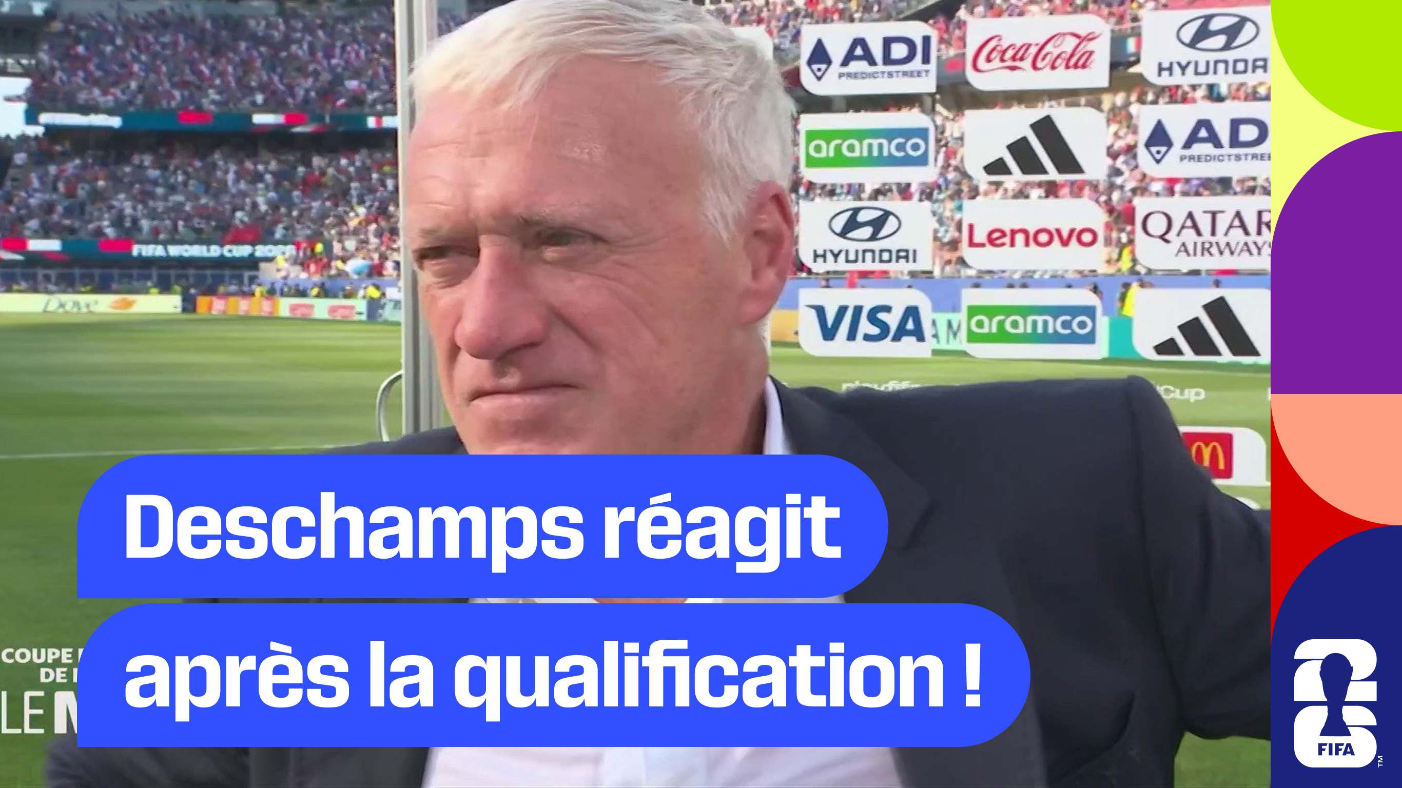 Deschamps réagit après la qualification !
