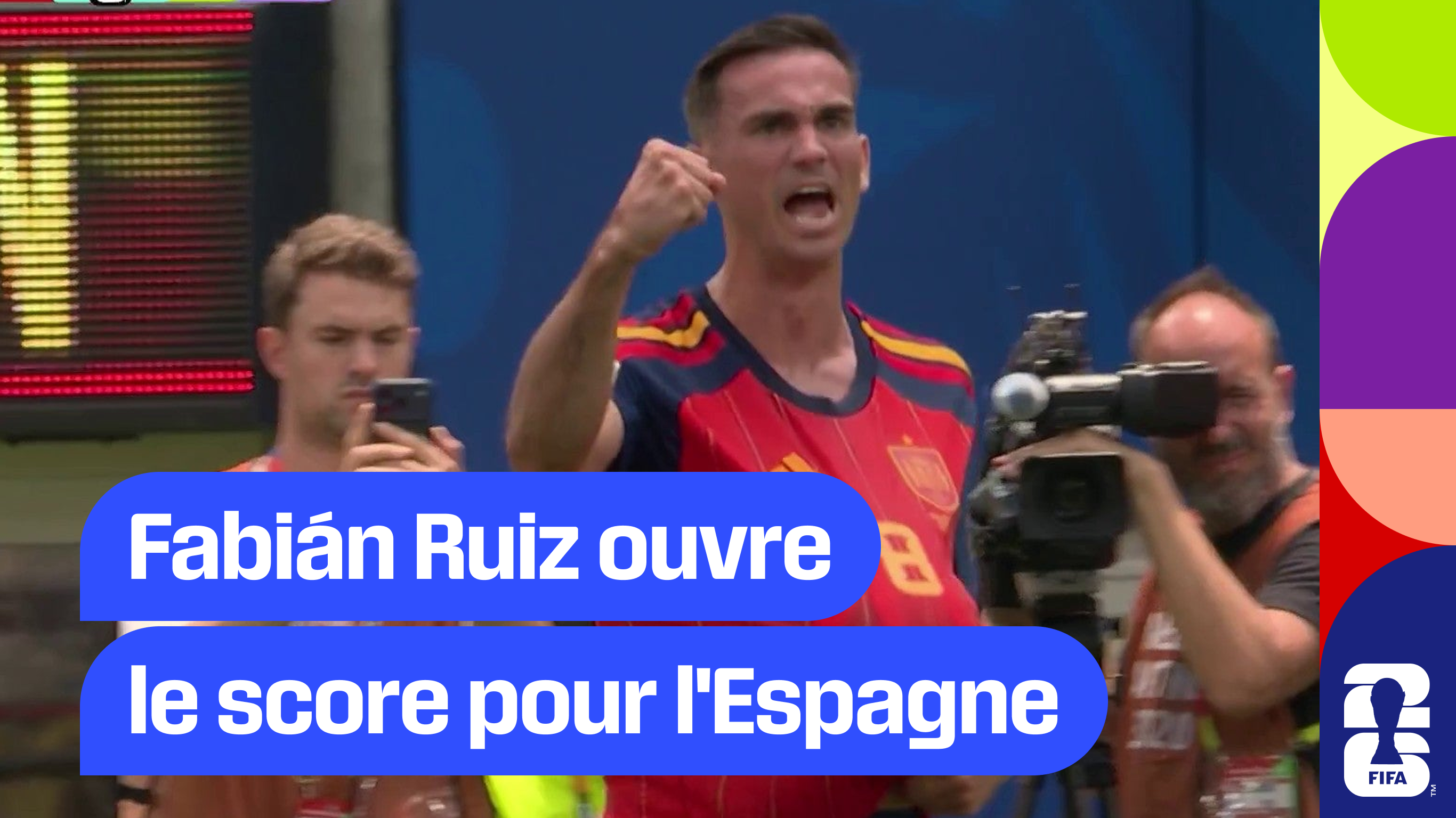 Fabián Ruiz ouvre le score pour l'Espagne