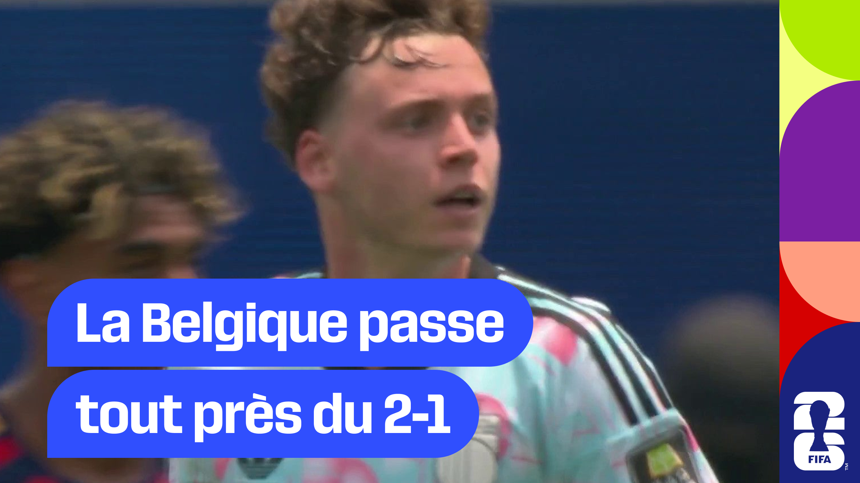 La Belgique passe tout près du 2-1