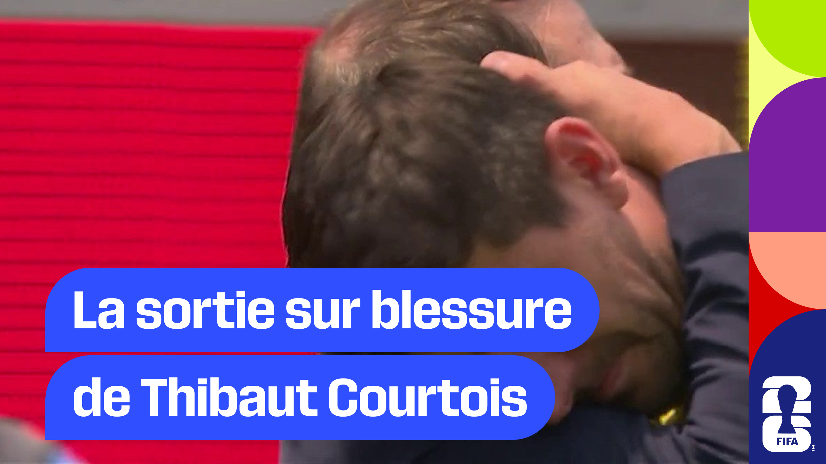 La sortie sur blessure de Thibaut Courtois