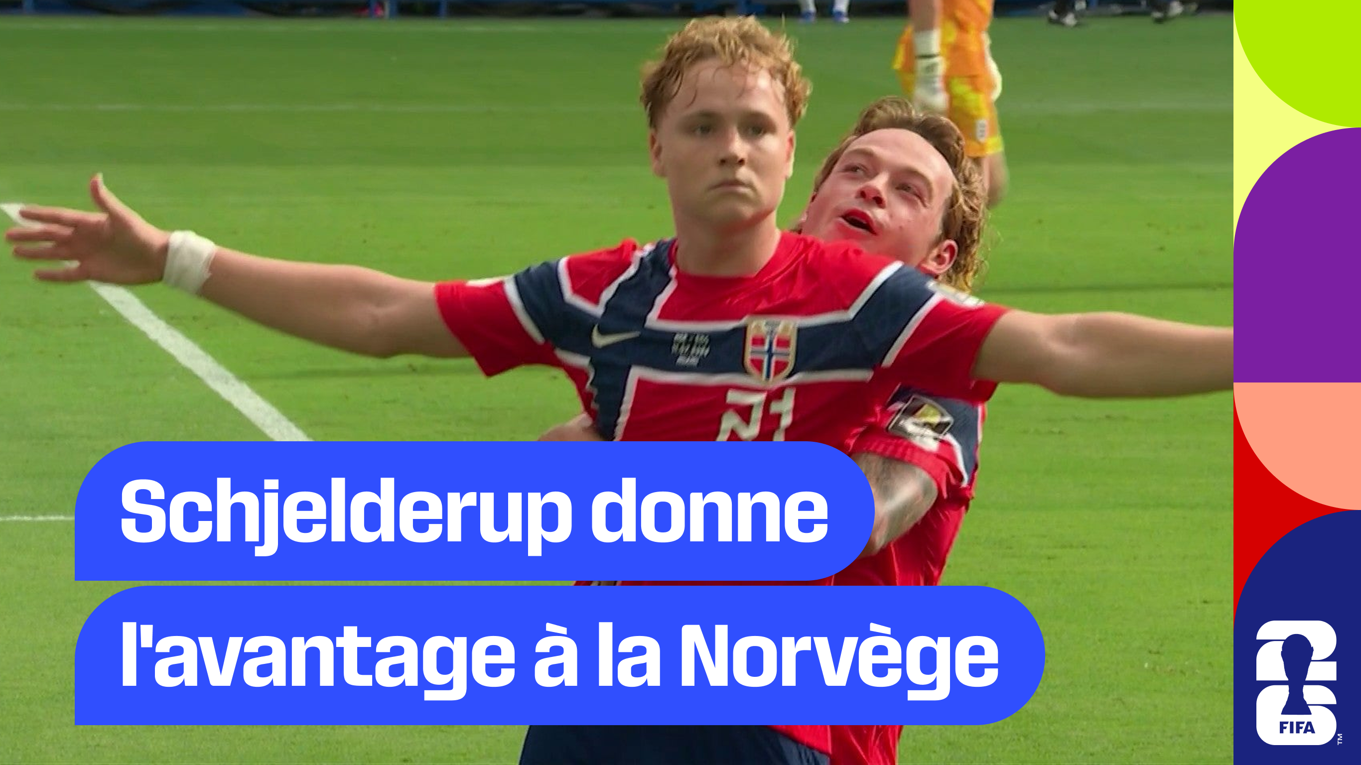 Schjelderup donne l'avantage à la Norvège
