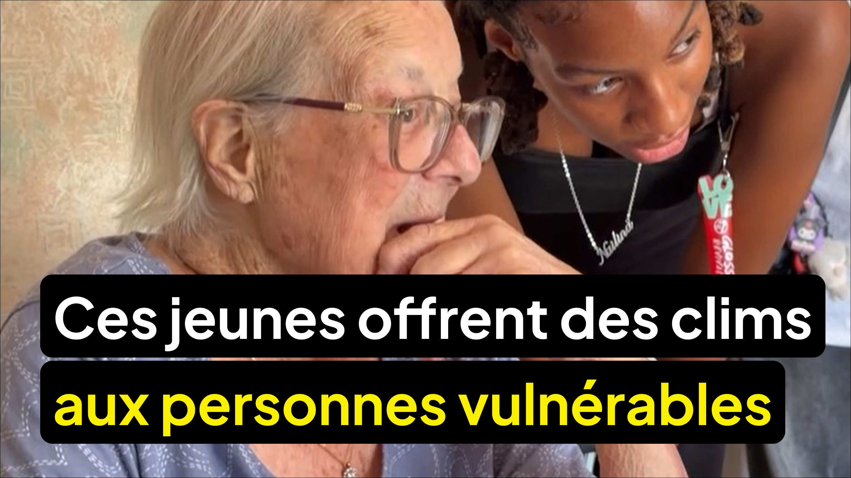 Ces jeunes offrent des climatiseurs aux personnes vulnérables