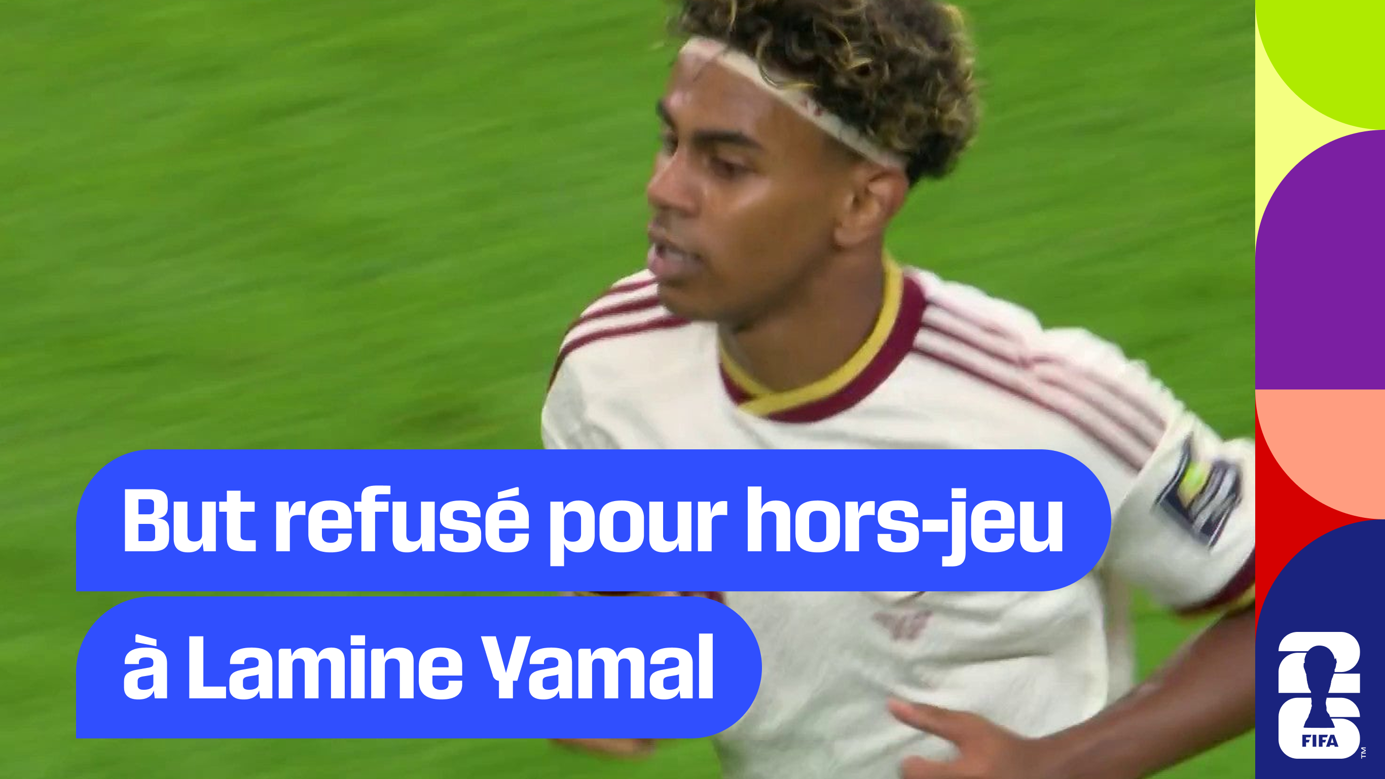 But refusé pour hors-jeu à Lamine Yamal