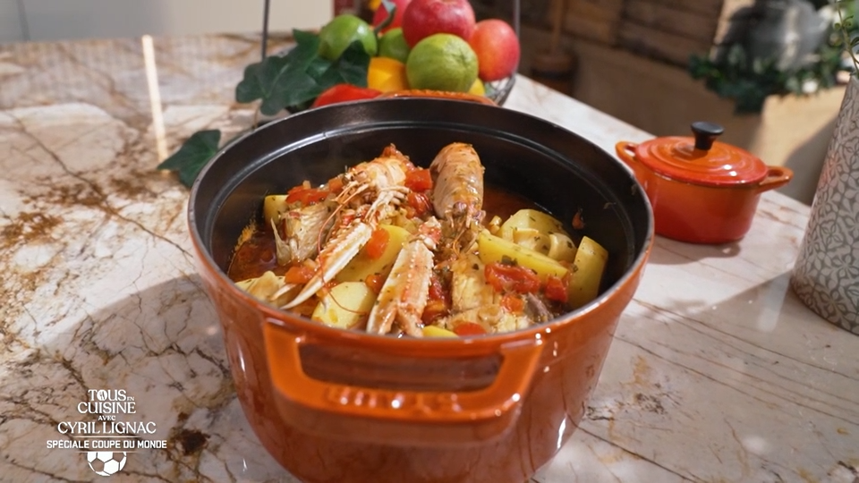 Salade catalane et suquet de peix