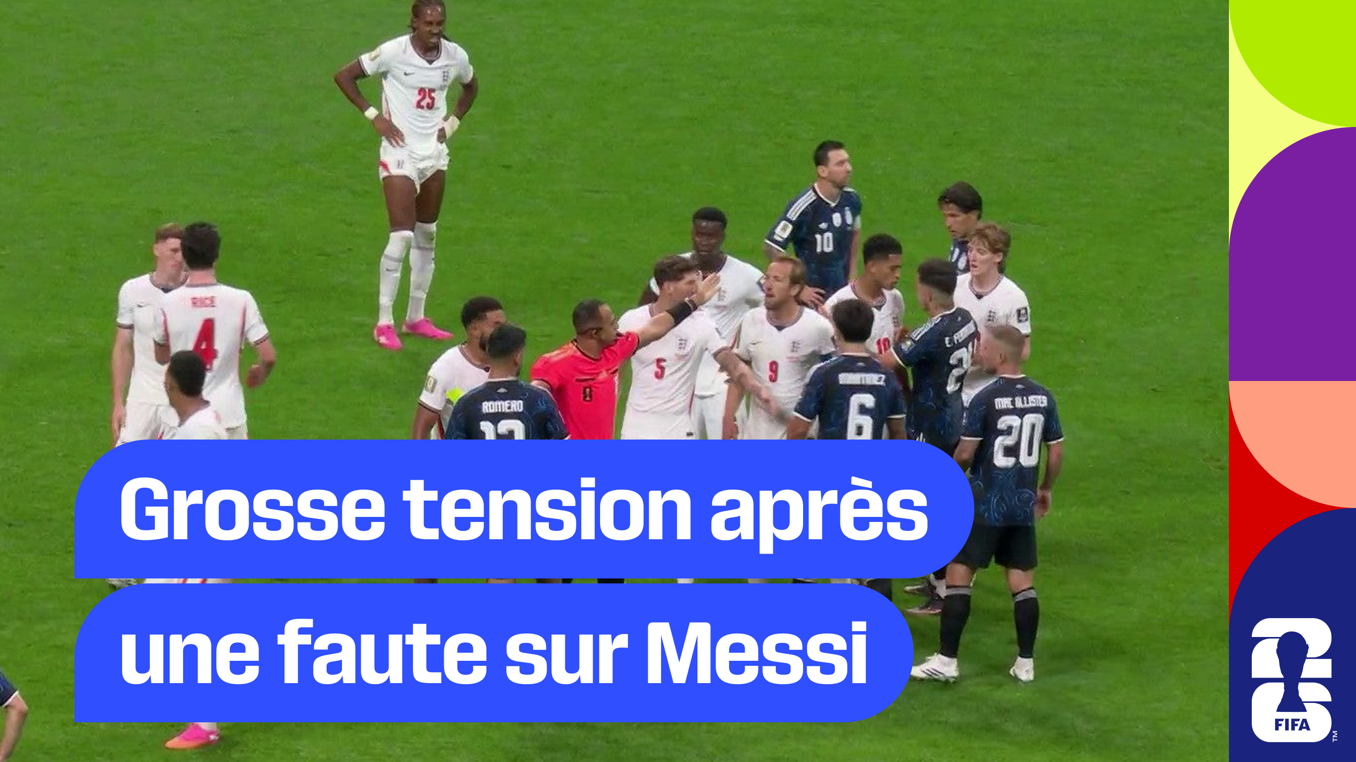 Grosse tension après une faute sur Messi
