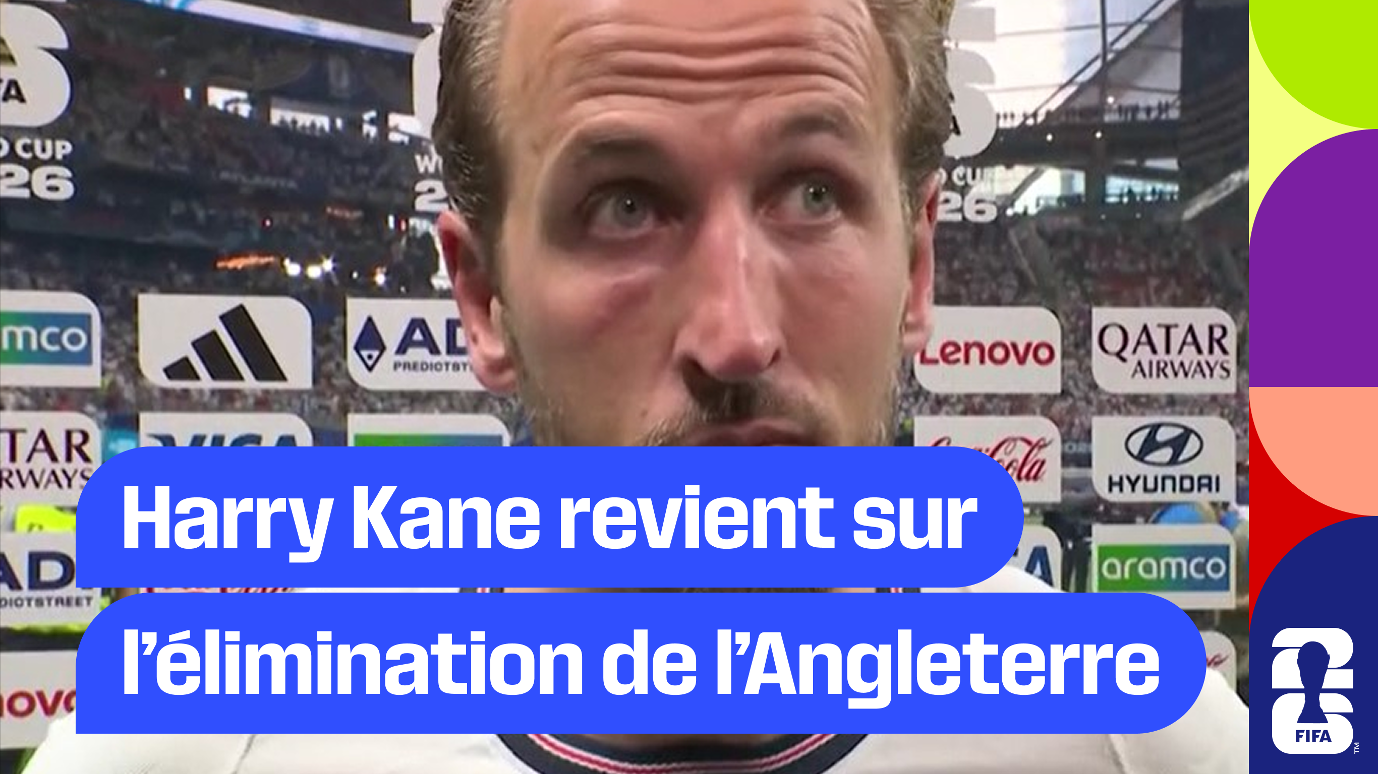 Harry Kane revient sur l'élimination de l'Angleterre