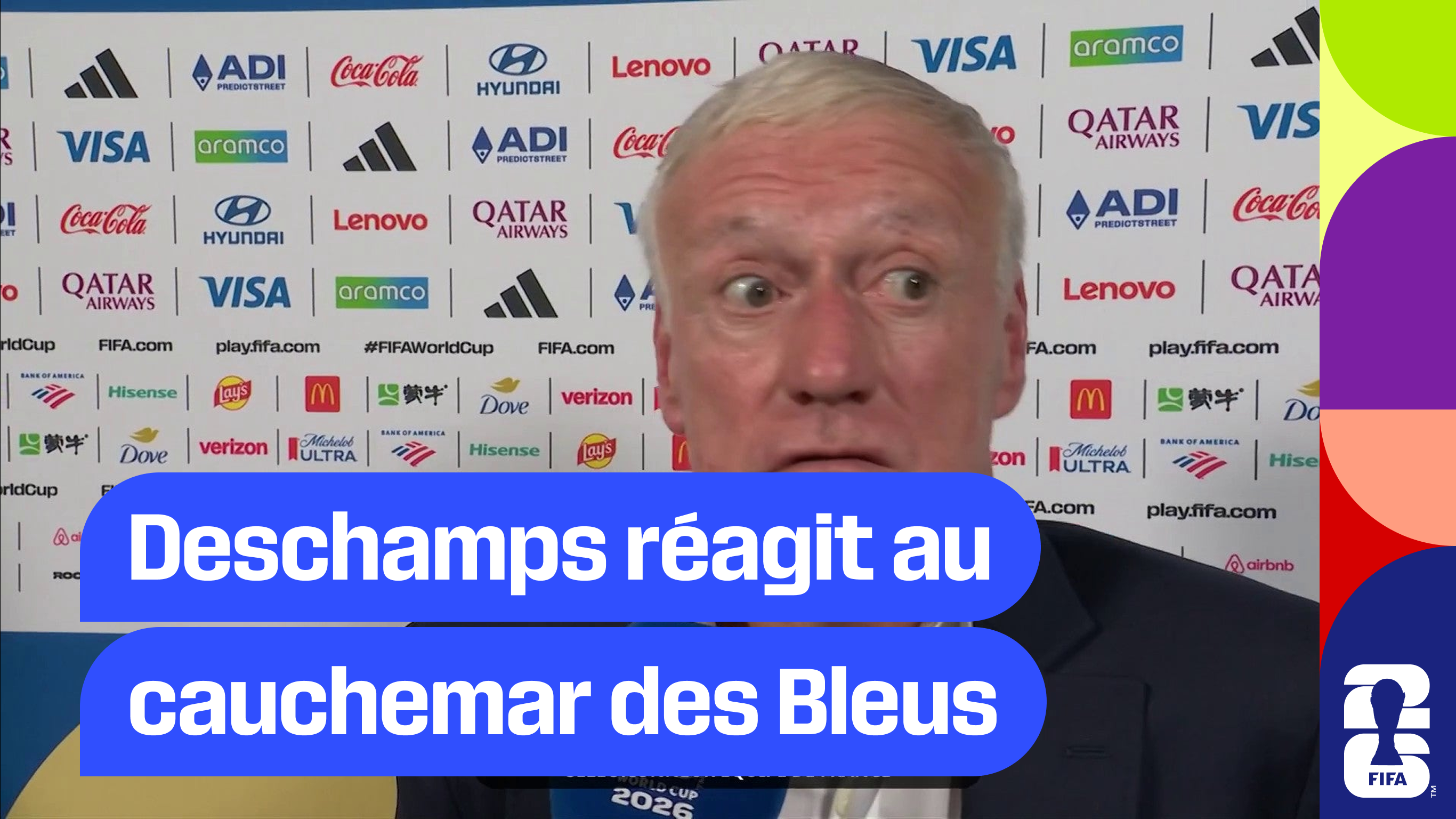 Deschamps réagit au cauchemar des Bleus