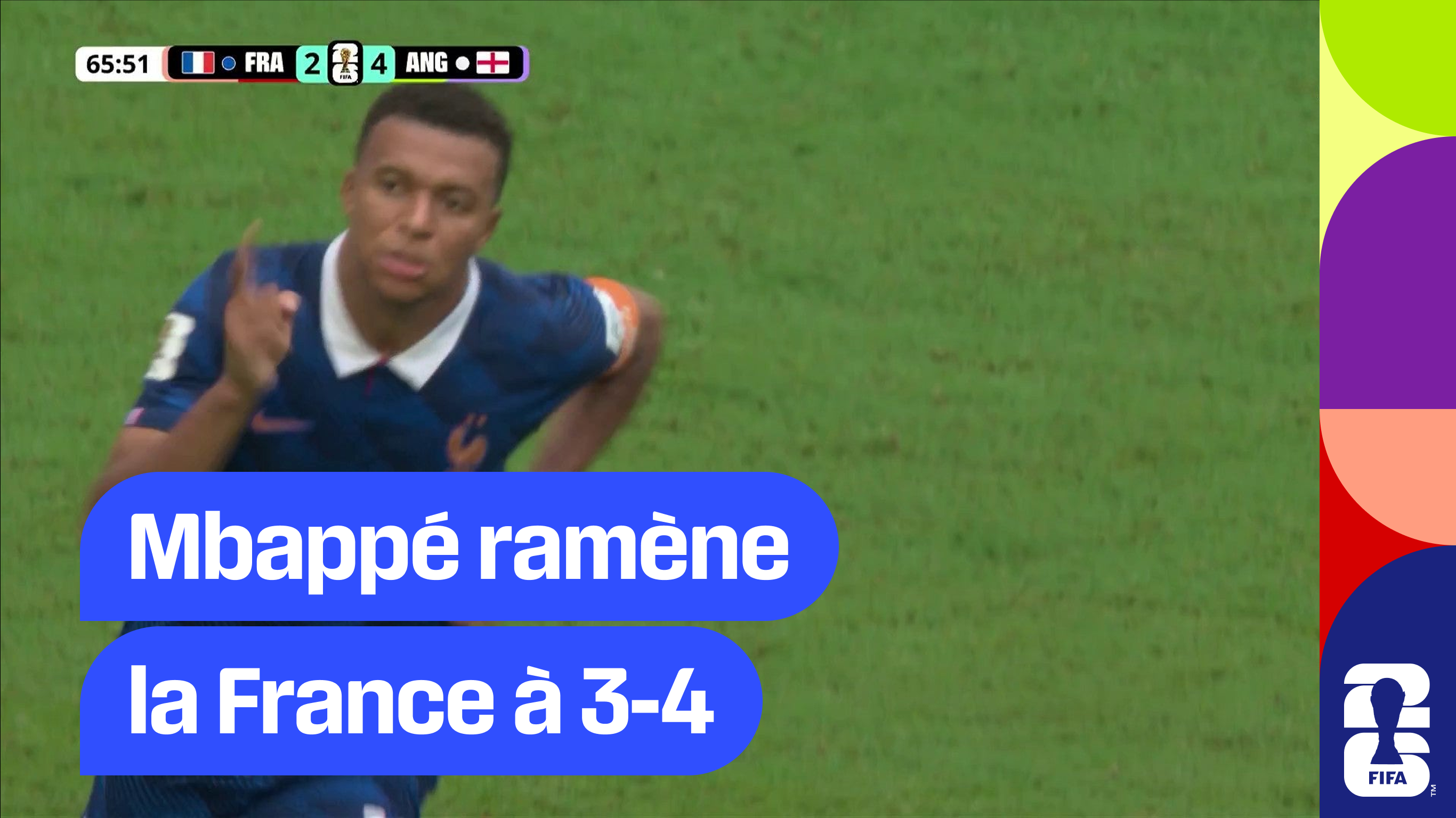 Mbappé ramène la France à 3-4