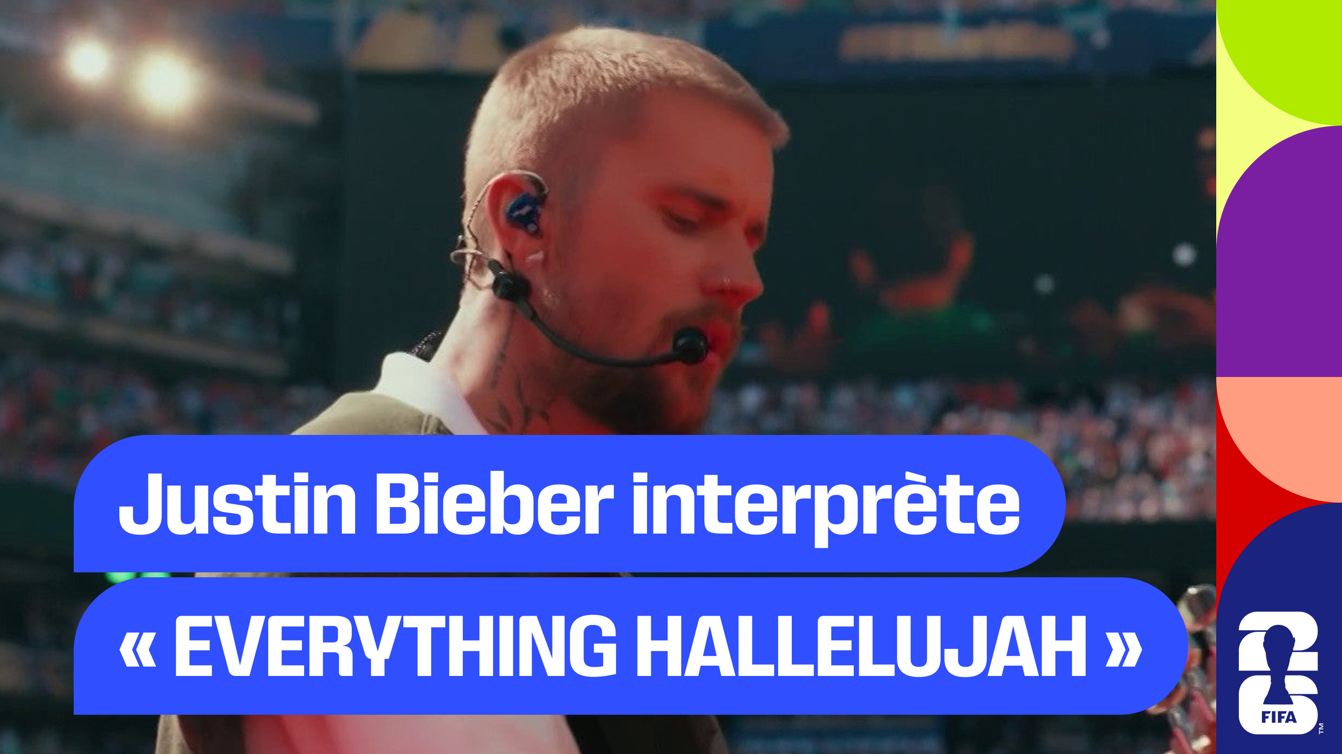 Justin Bieber interprète « EVERYTHING HALLELUJAH »