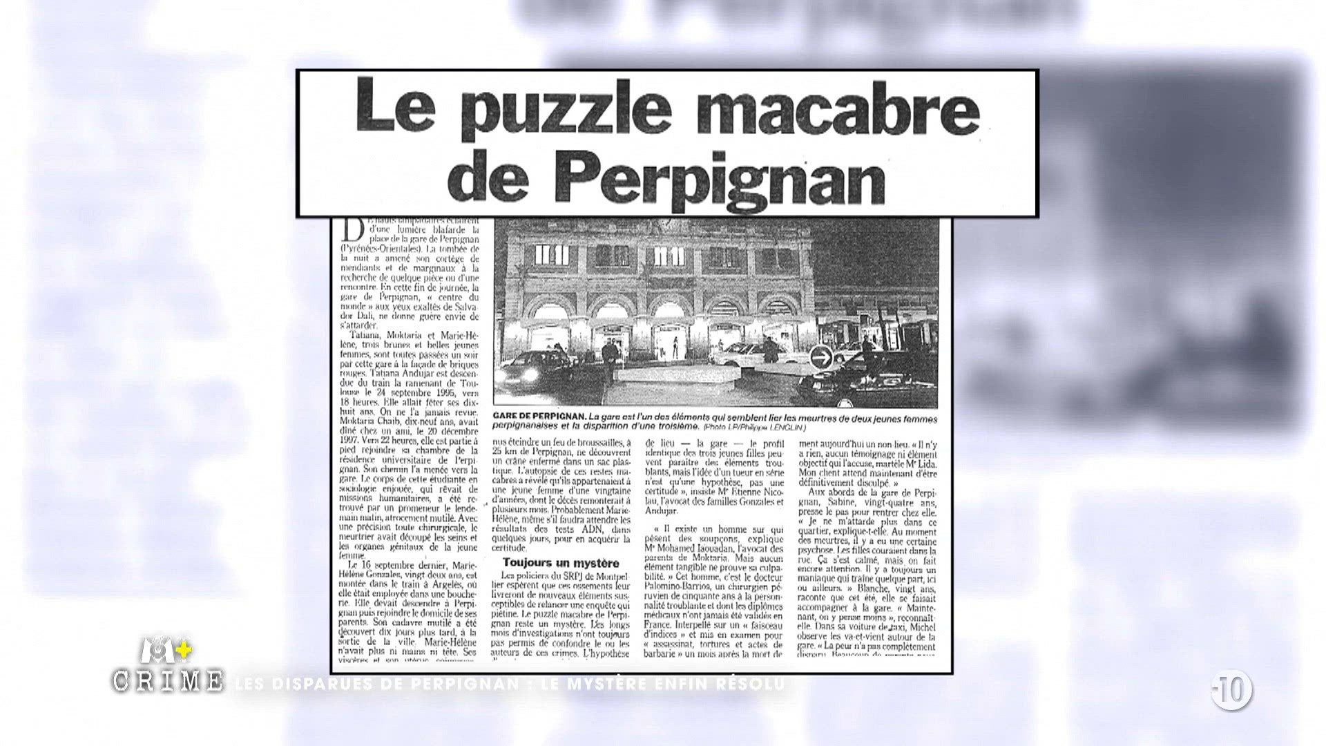 Les disparues de Perpignan : le mystère enfin résolu