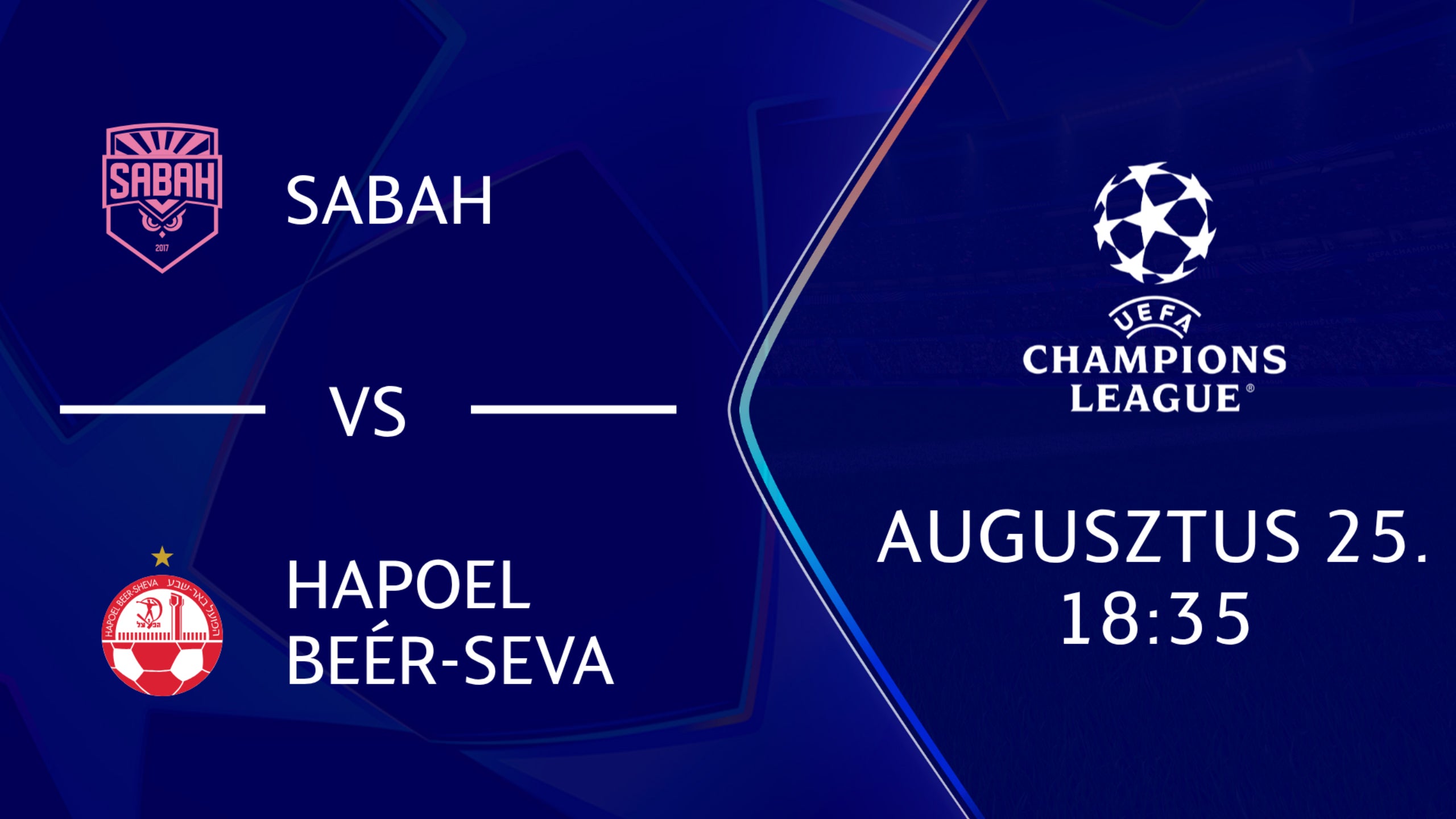 SABAH - HAPOEL BEÉR-SEVA  2026.08.25 18:35