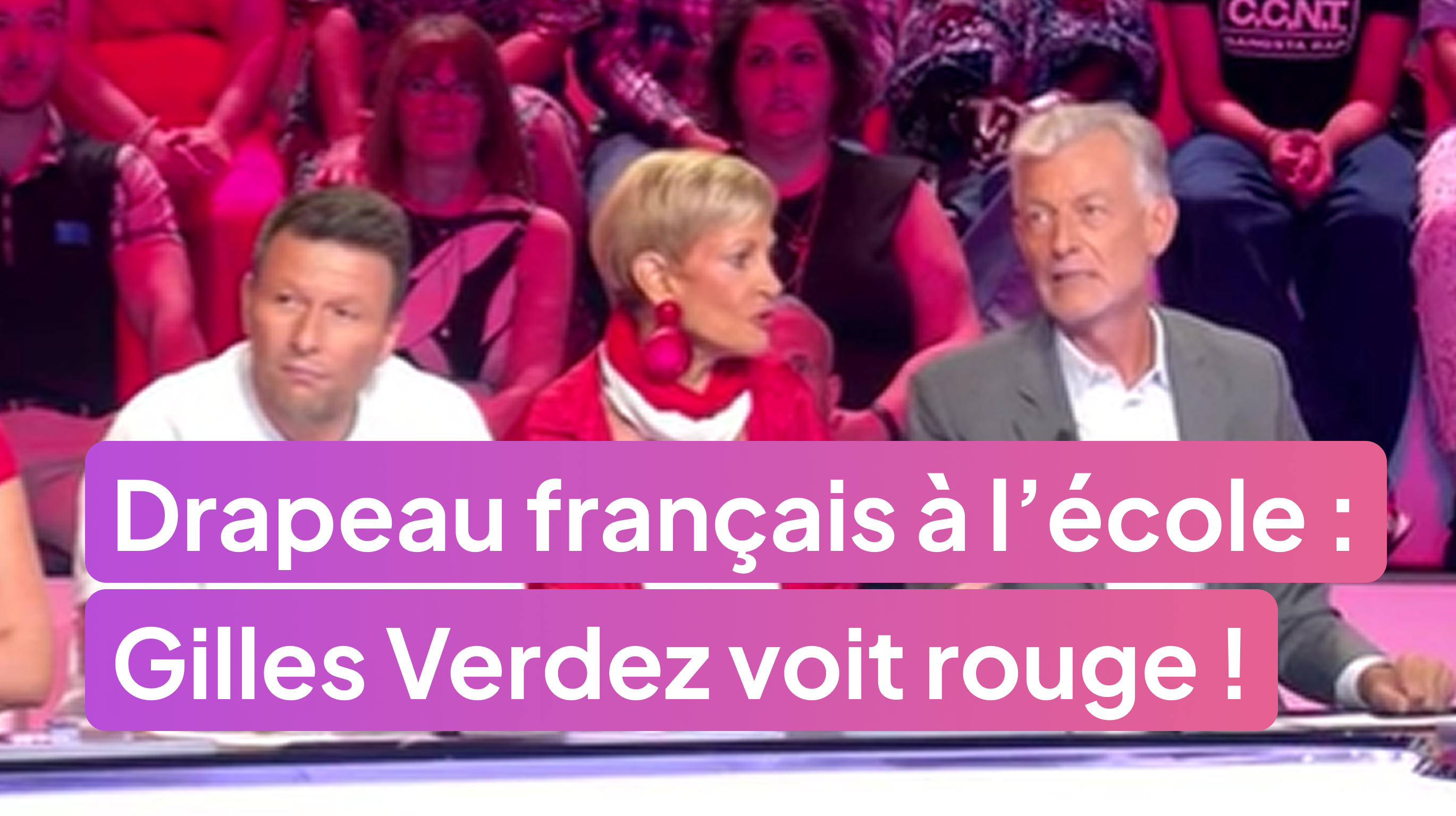 Drapeau français à l’école : Gilles Verdez voit rouge !