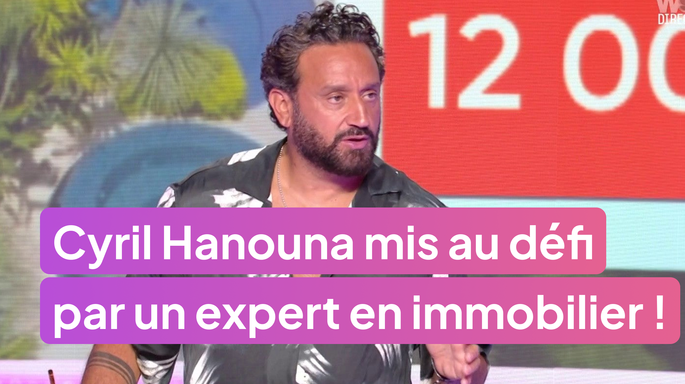 Cyril Hanouna mis au défi par un expert en immobilier !
