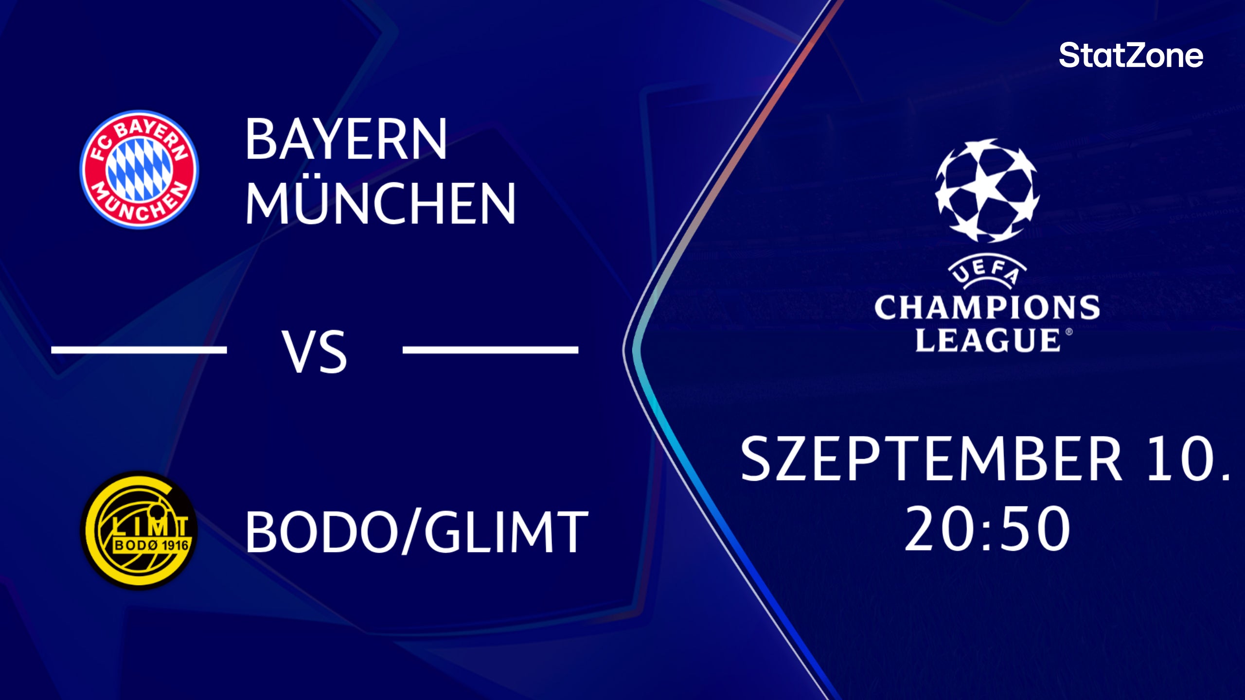 BAYERN MÜNCHEN - BODO/GLIMT 2026.09.10 20:50