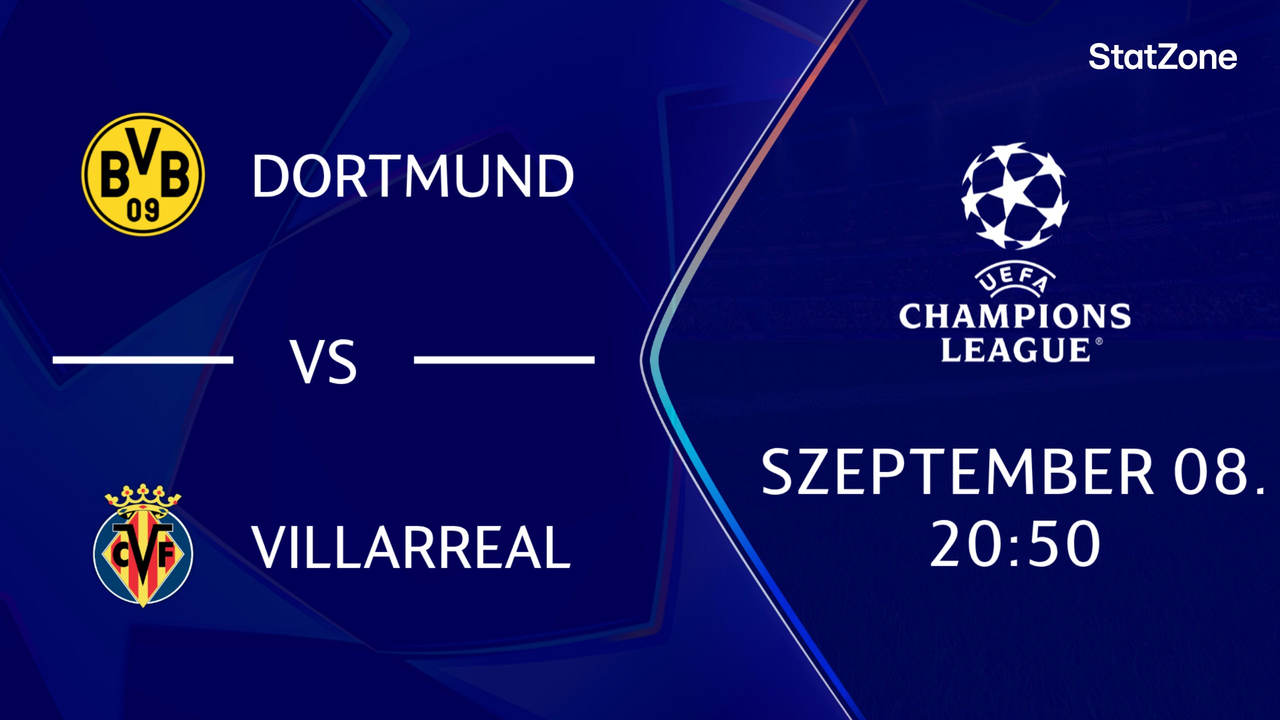 DORTMUND - VILLAREAL 2026.09.08 20:50