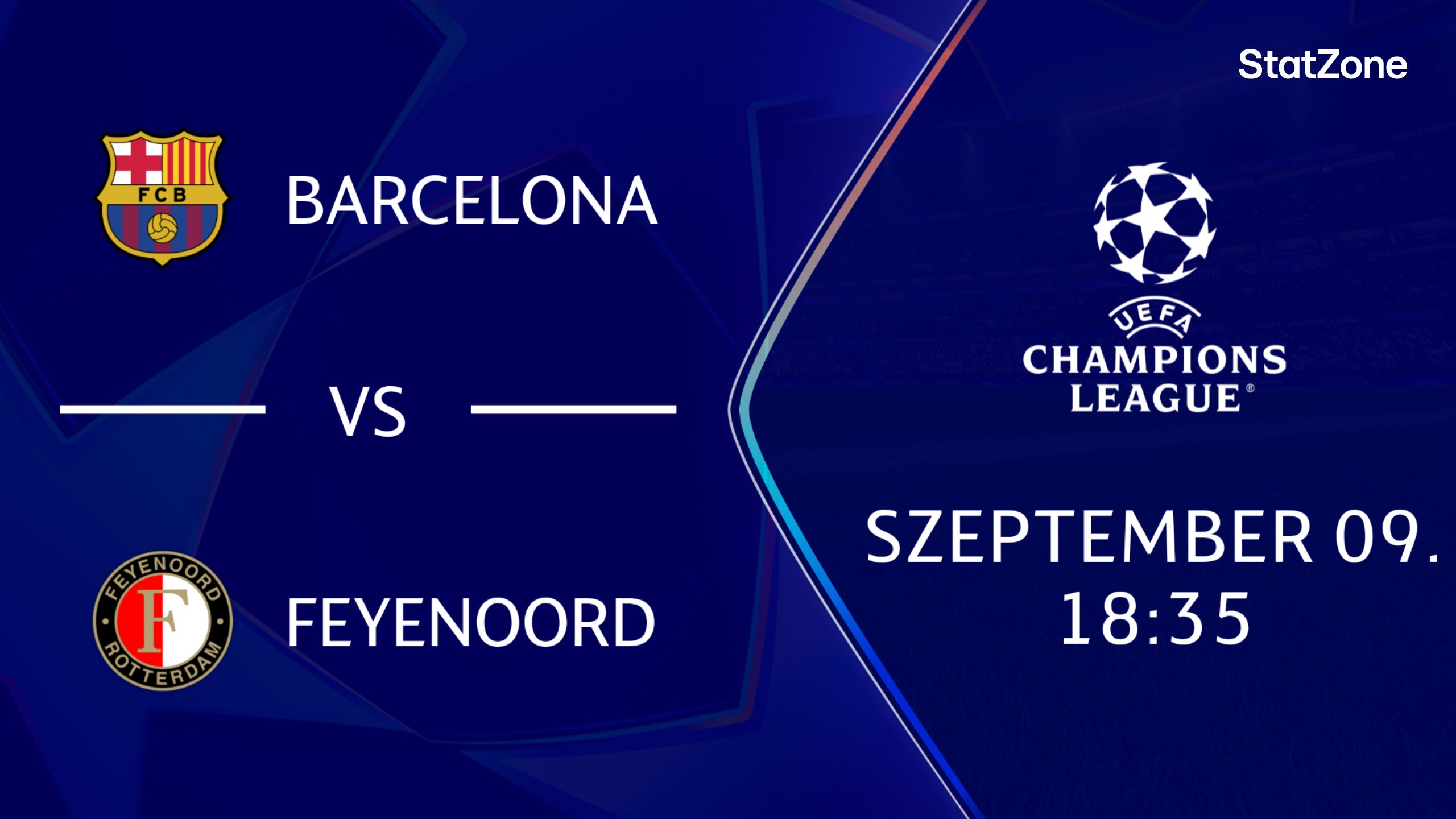 BARCELONA - FEYENOORD 2026.09.09 18:35