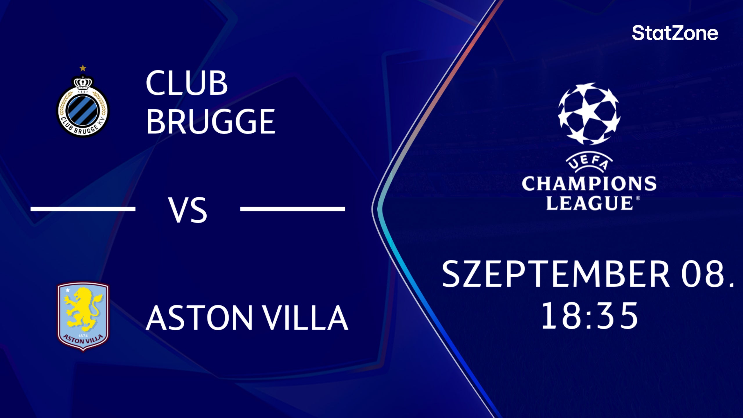 CLUB BRUGGE - ASTON VILLA 2026.09.08 18:35