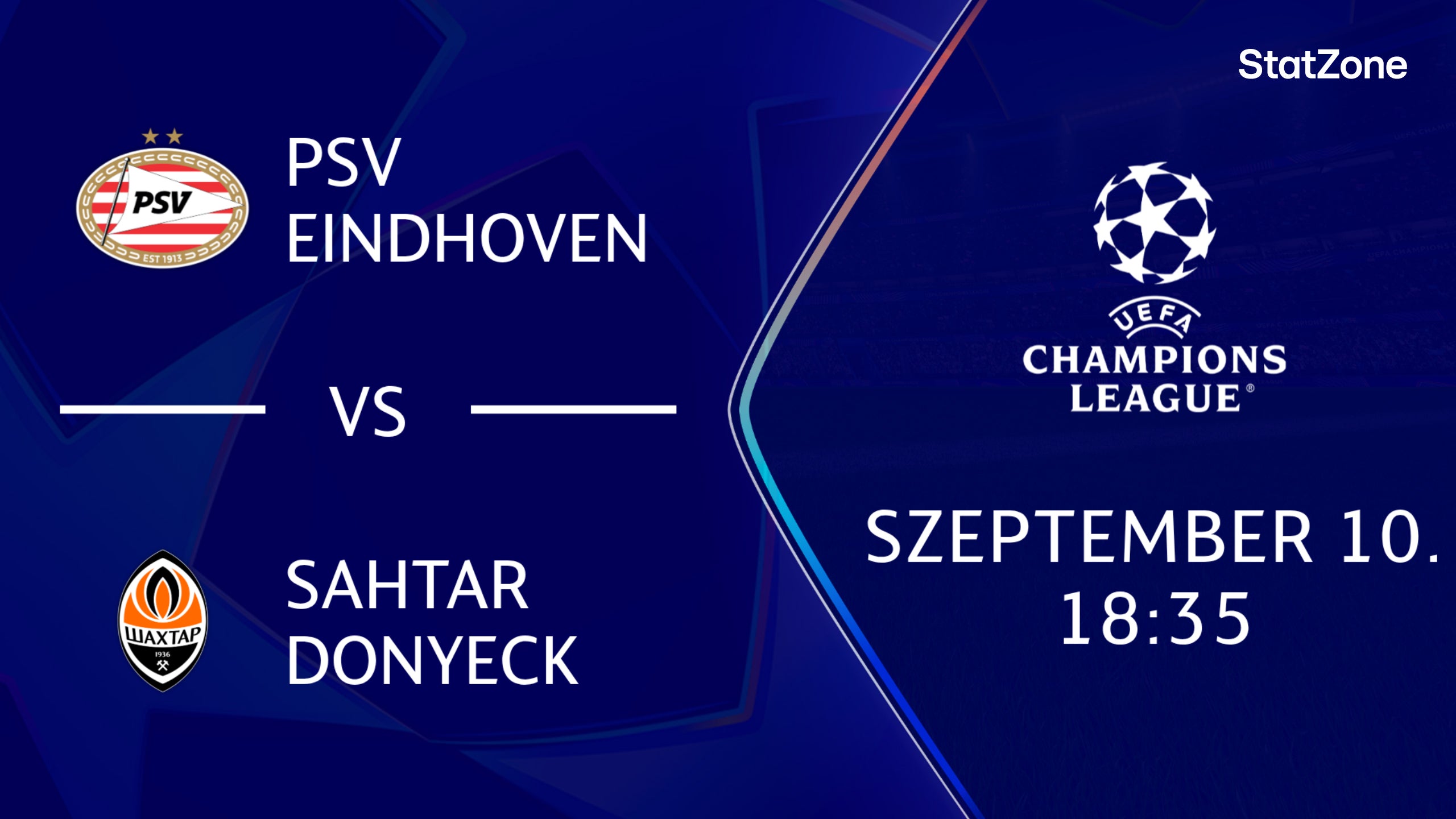 PSV EINDHOVEN - SAHTAR DONYECK 2026.09.10 18:35