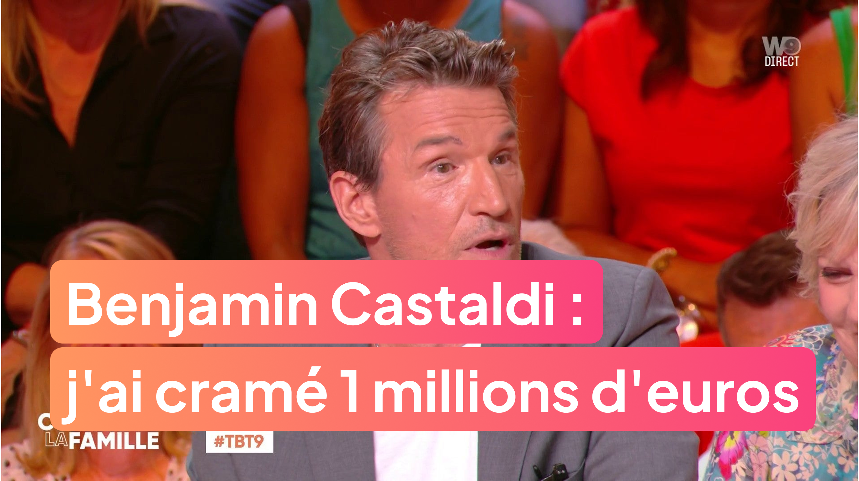 "J'ai cramé 1 millions d'euros !" : Benjamin Castaldi revient sur sa fortune !