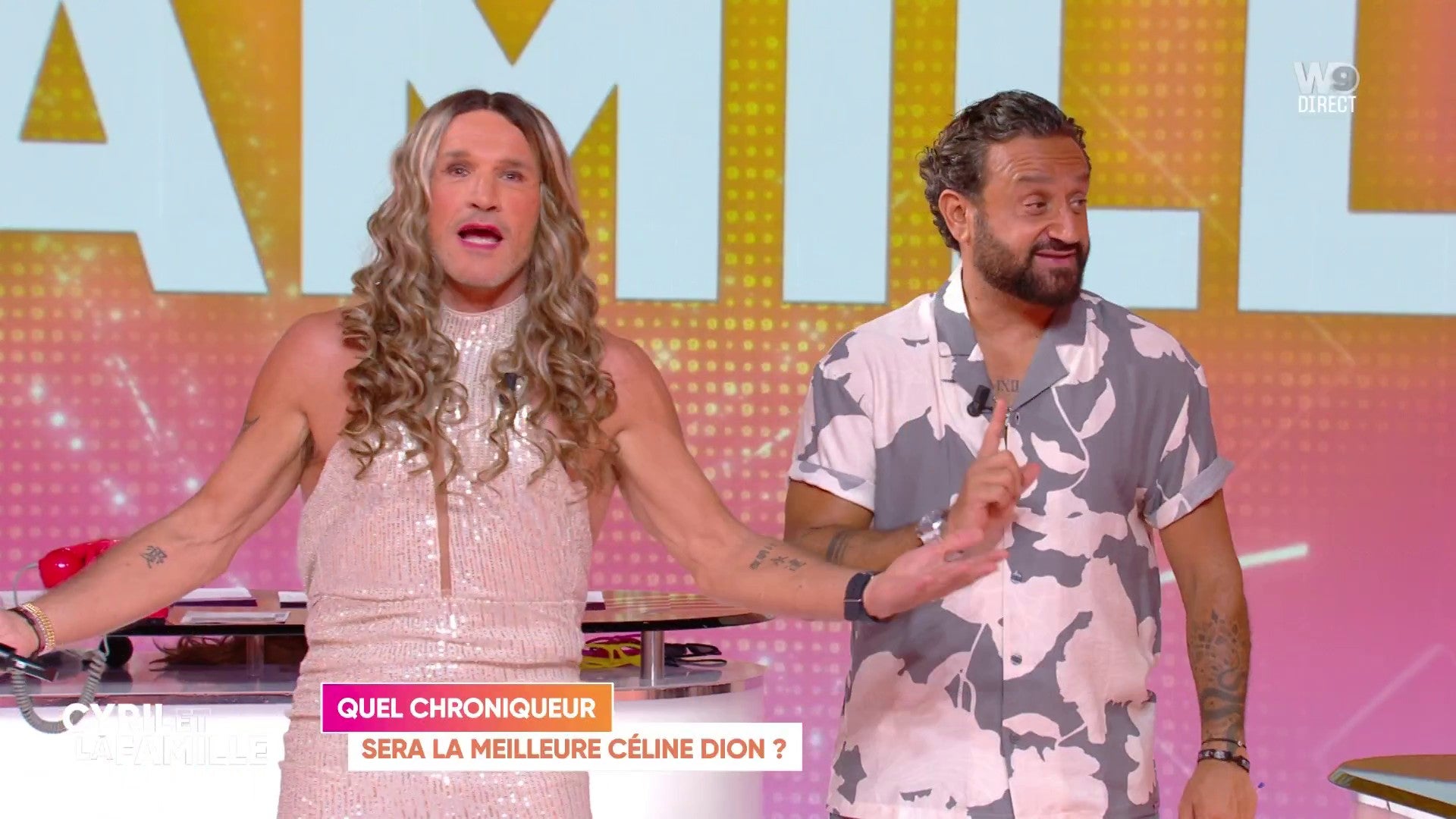 Les chroniqueurs se transforment en Céline Dion