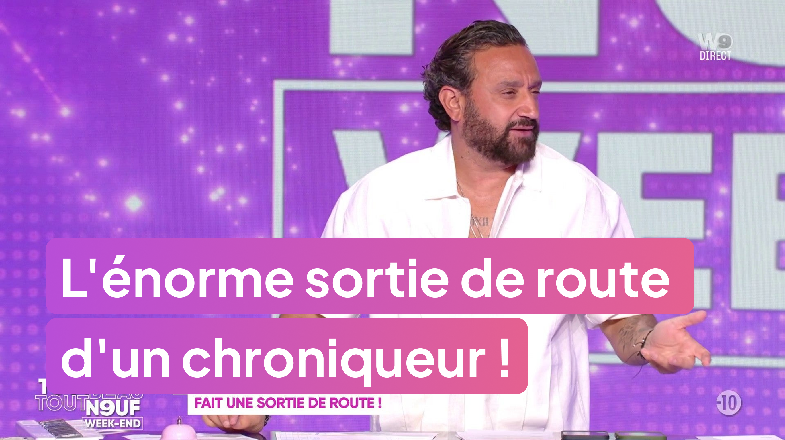 L'énorme sortie de route d'un chroniqueur !