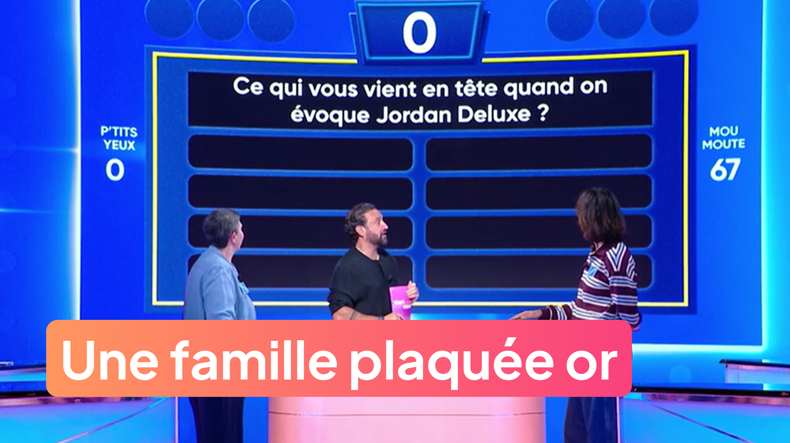 Une famille plaquée or : les Petits Yeux VS les Moumoute !