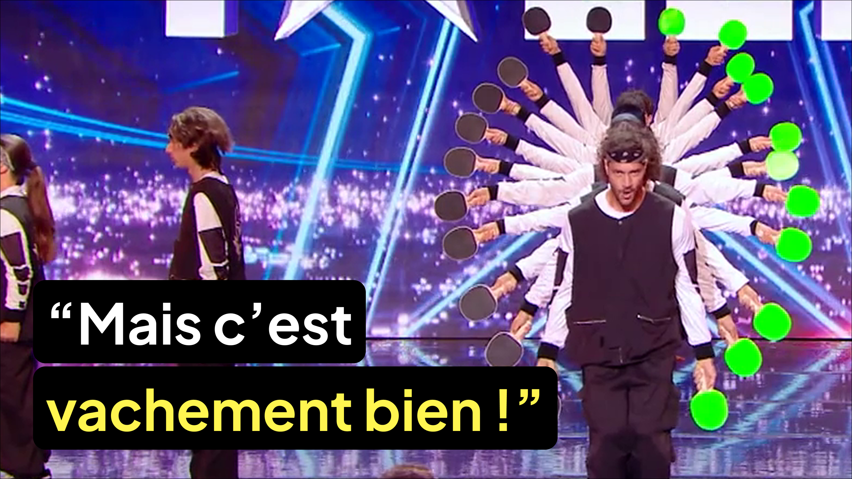 Ils réalisent une chorégraphie synchronisée... et au ping-pong !