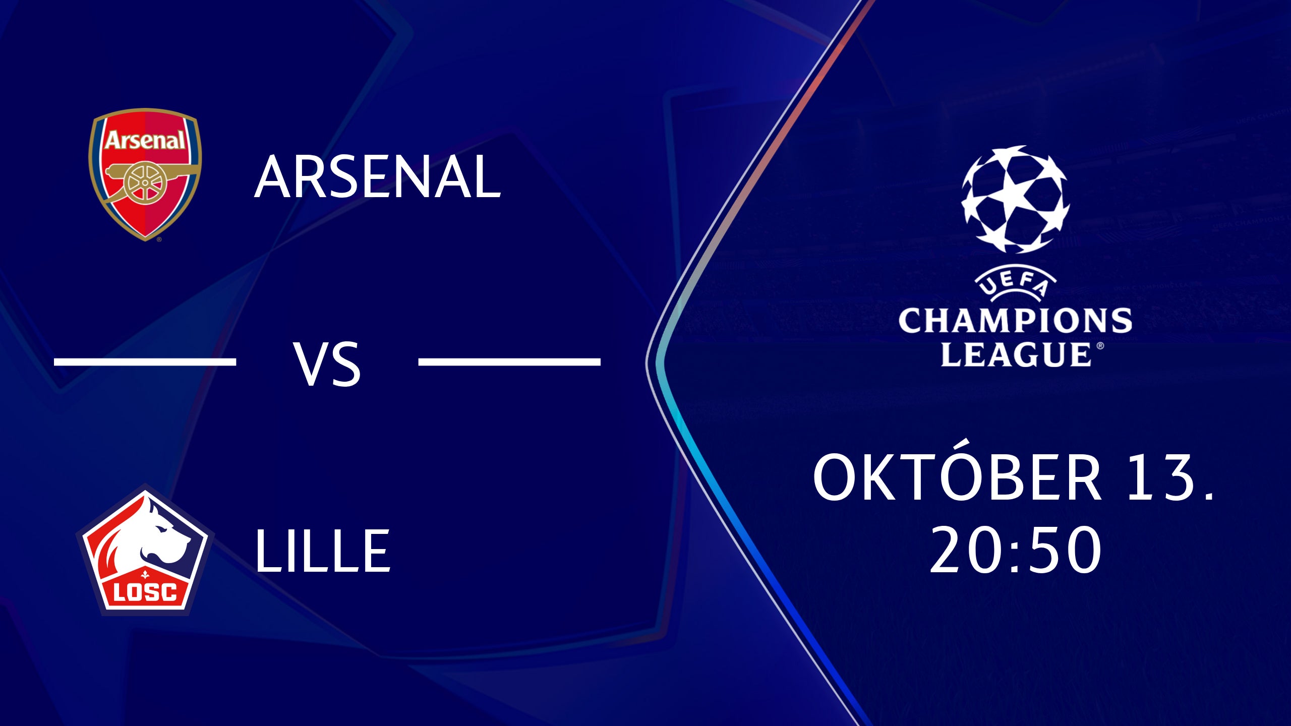 ARSENAL - LILLE 2026.10.13 20:50