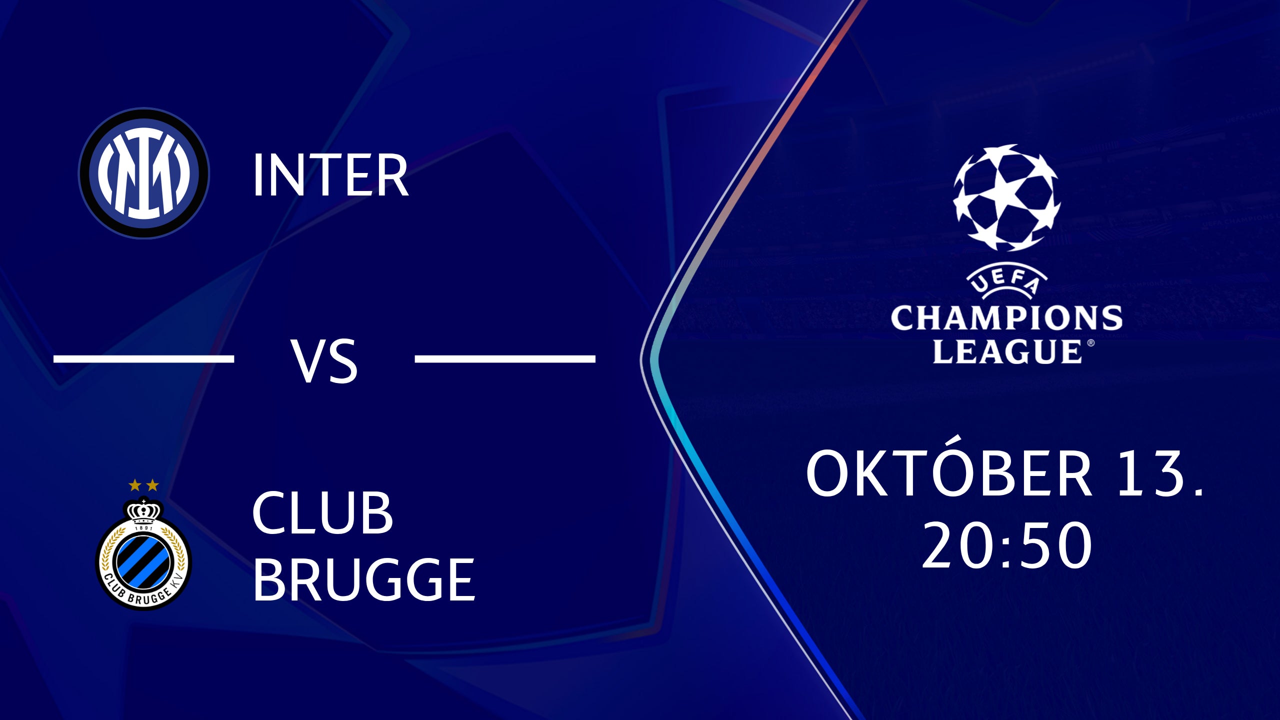 INTER - CLUB BRUGGE 2026.10.13 20:50