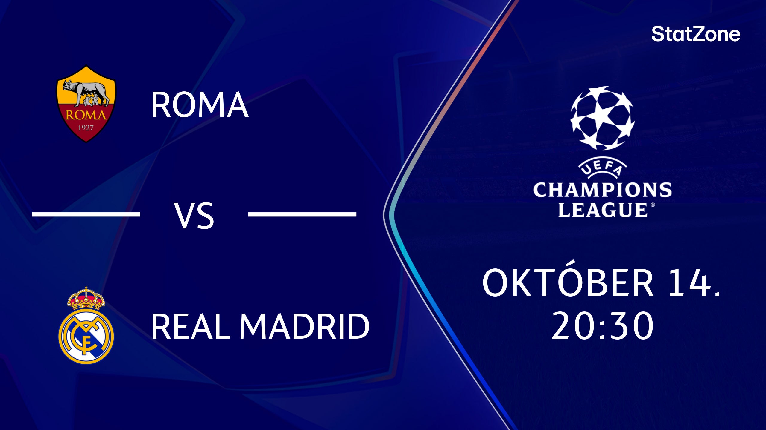 ROMA - REAL MADRID 2026.10.14 20:30