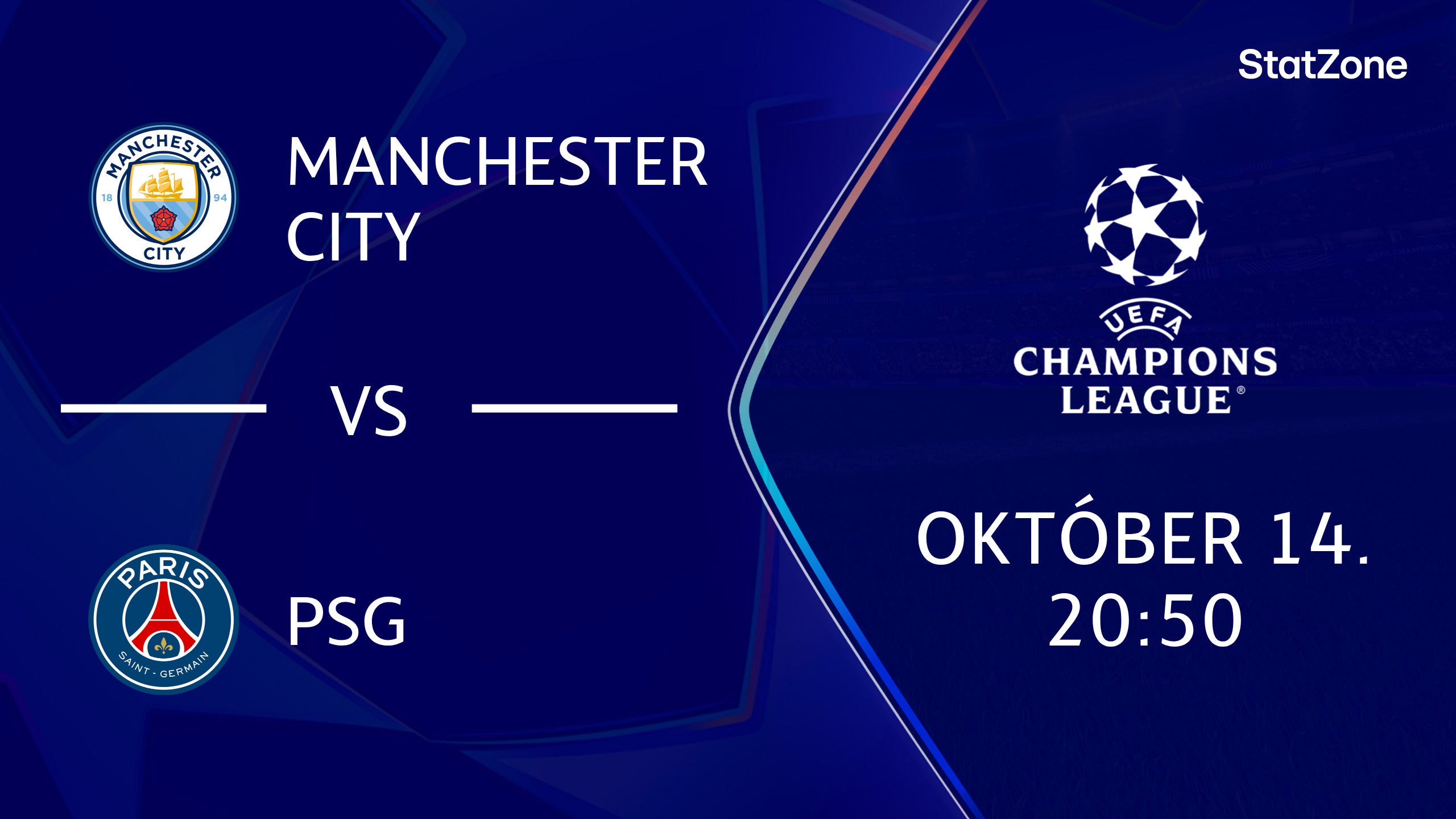 MANCHESTER CITY - PSG 2026.10.14 20:50