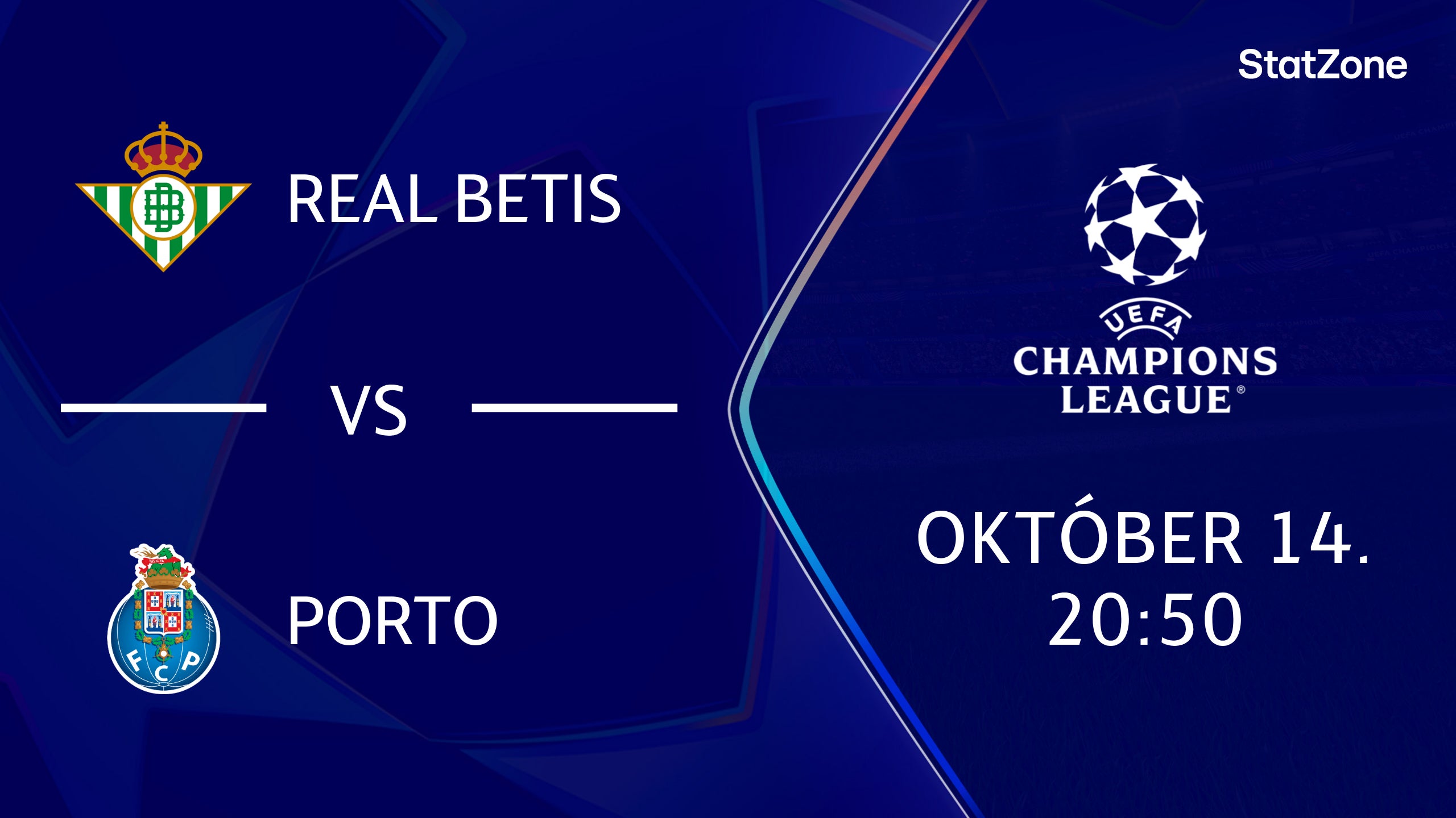 REAL BETIS - PORTO 2026.10.14 20:50