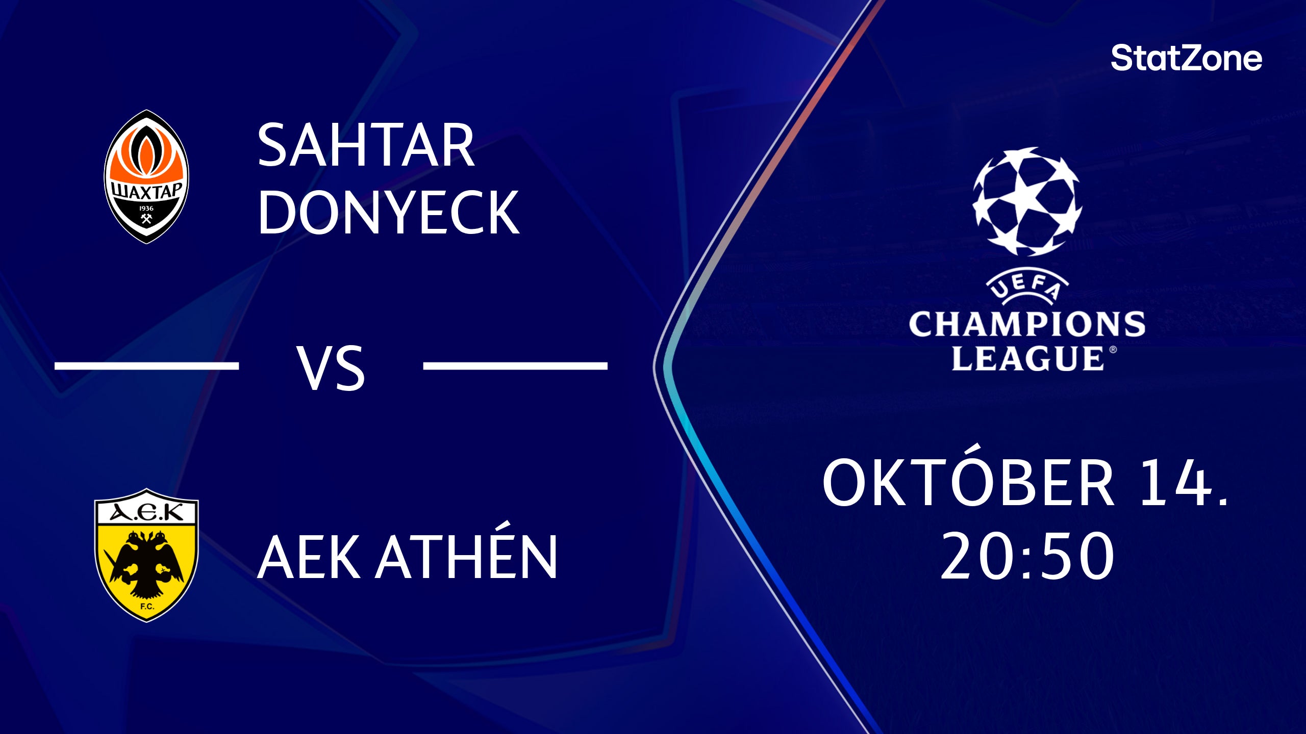 SAHTAR DONYECK - AEK ATHÉN 2026.10.14 20:50