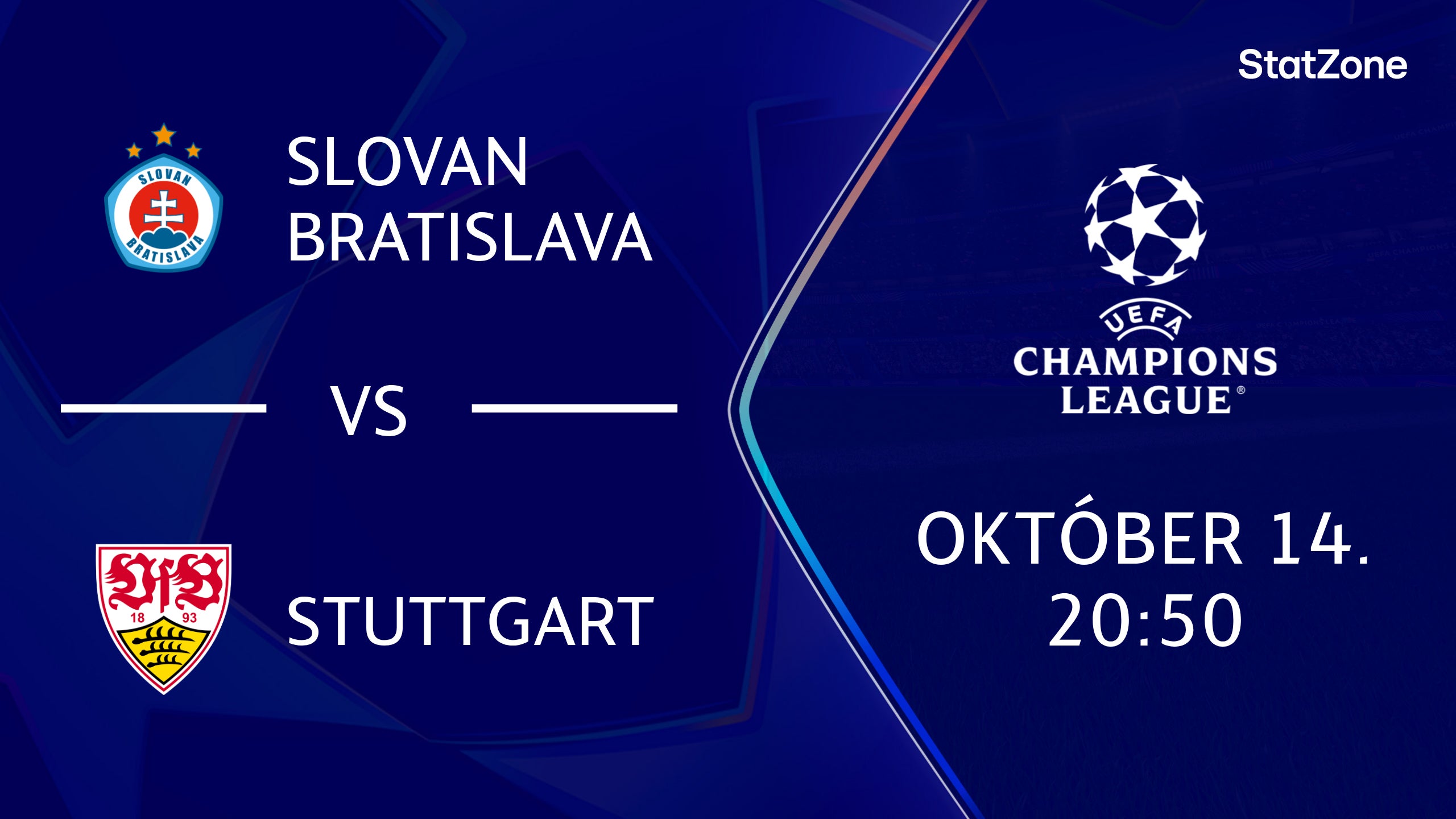 SLOVAN BRATISLAVA - STUTTGART 2026.10.14 20:50