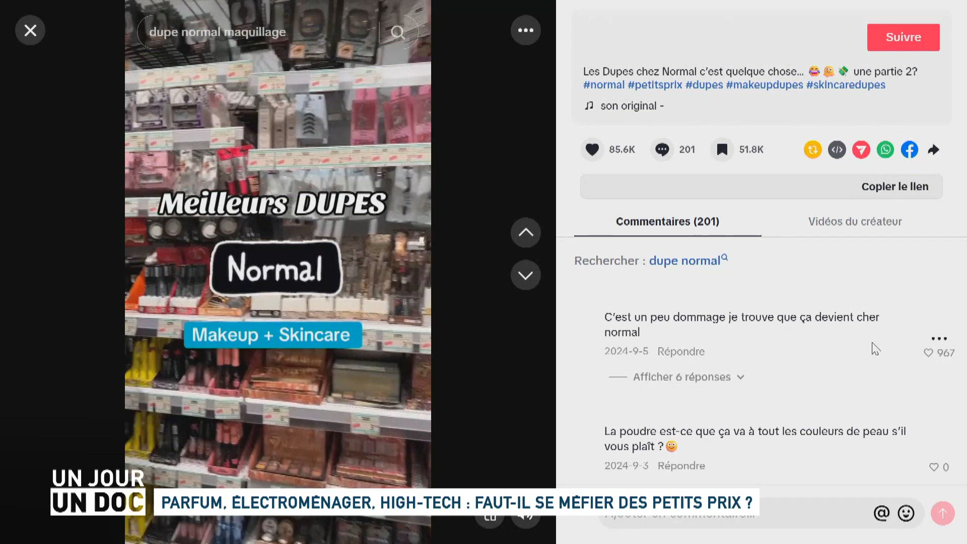 Cosmétiques : si vous arrêtiez de tout payer plein pot ? / Parfum, électroménager, high-tech : faut-il se méfier des petits prix ?