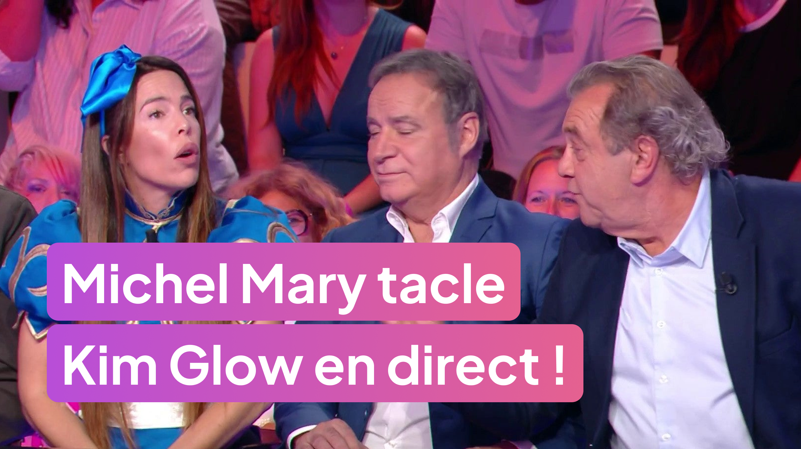 Michel Mary tacle Kim Glow en direct !