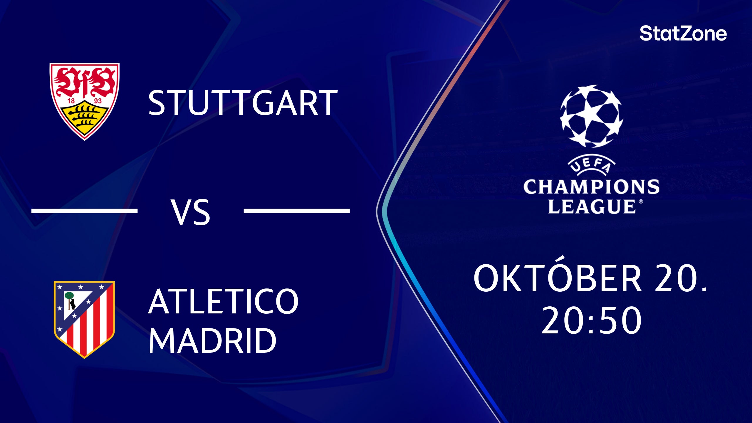 STUTTGART - ATLETICO MADRID 2026.10.20 20:50
