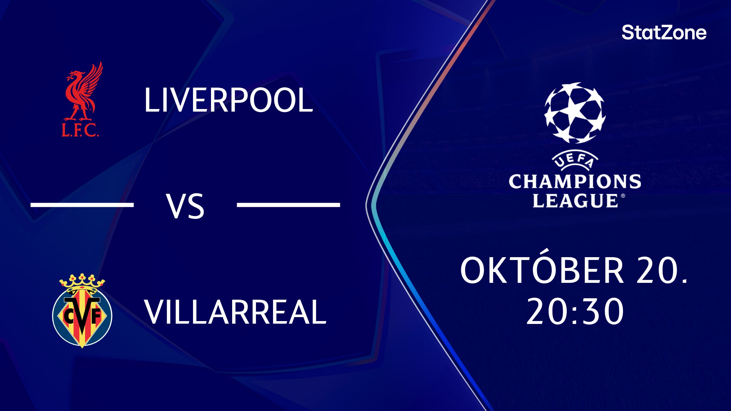 LIVERPOOL - VILLARREAL 2026.10.20 20:30