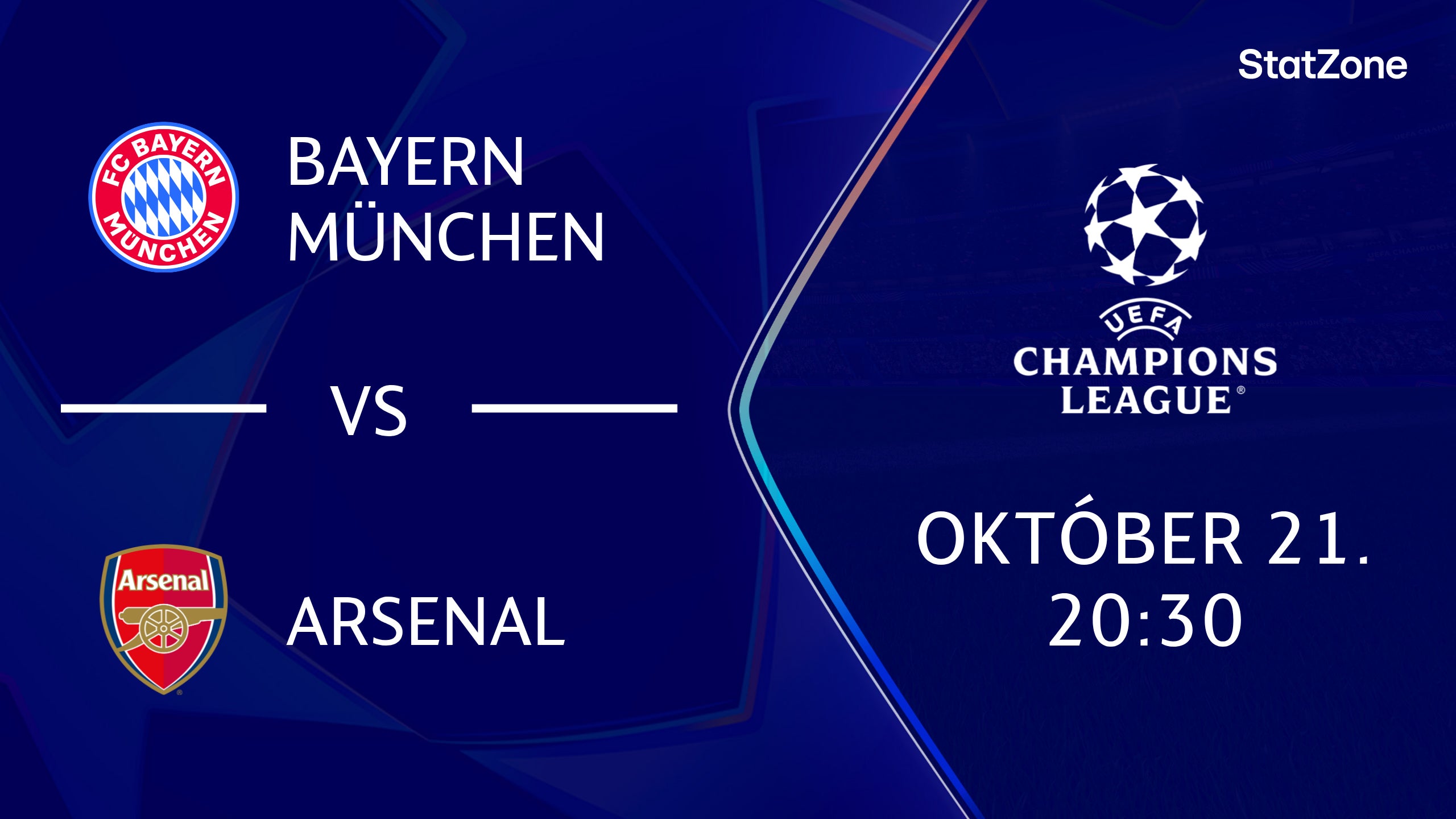 BAYERN MÜNCHEN - ARSENAL 2026.10.21 20:30
