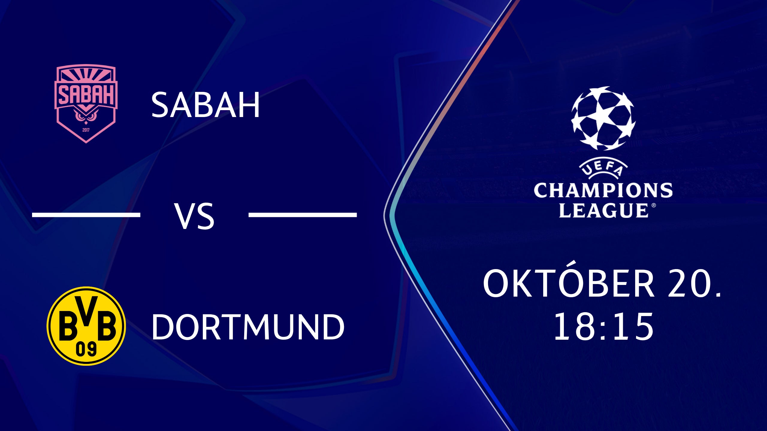 SABAH - DORTMUND 2026.10.20 18:15