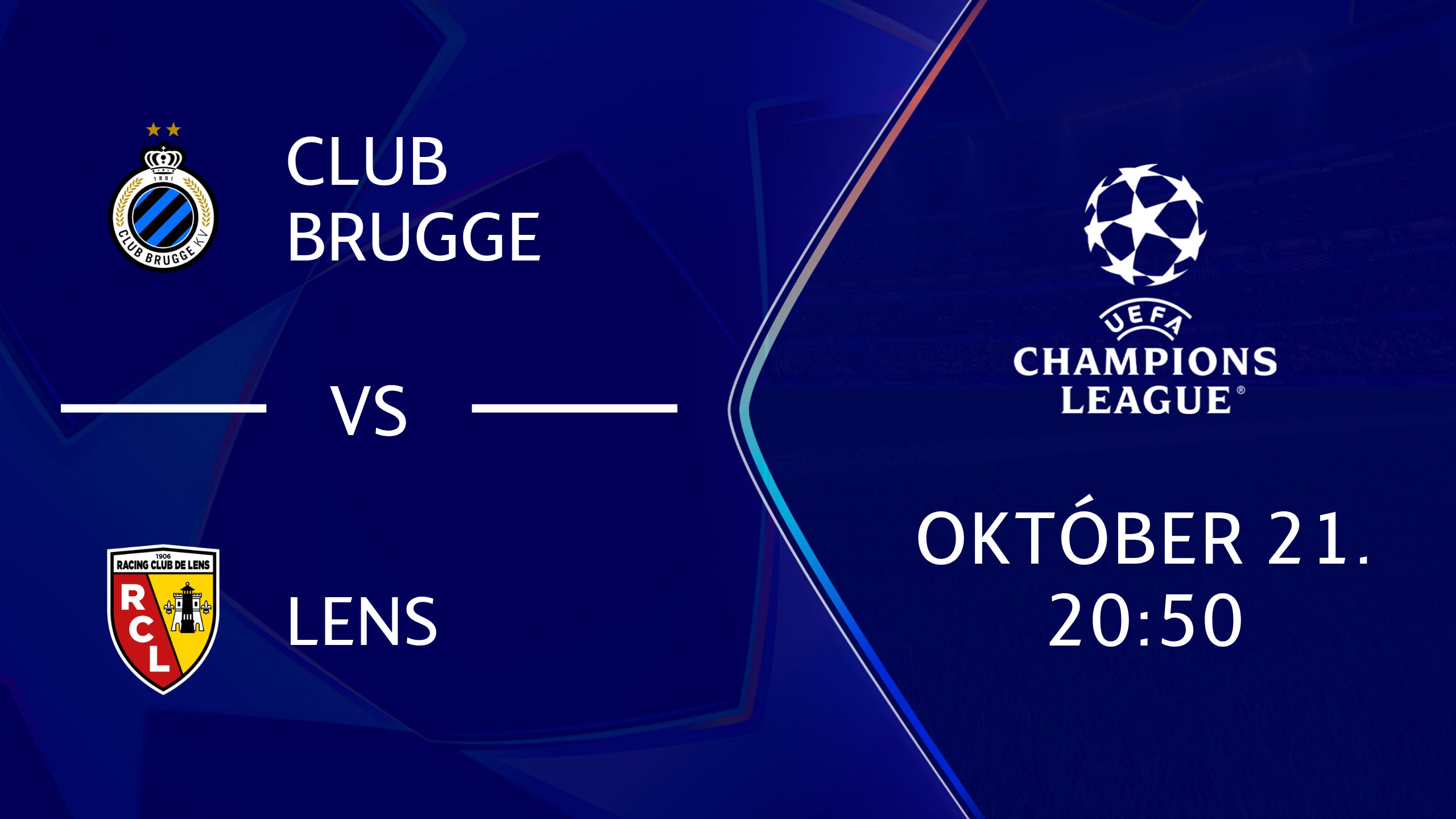 CLUB BRUGGE - LENS 2026.10.21 20:50