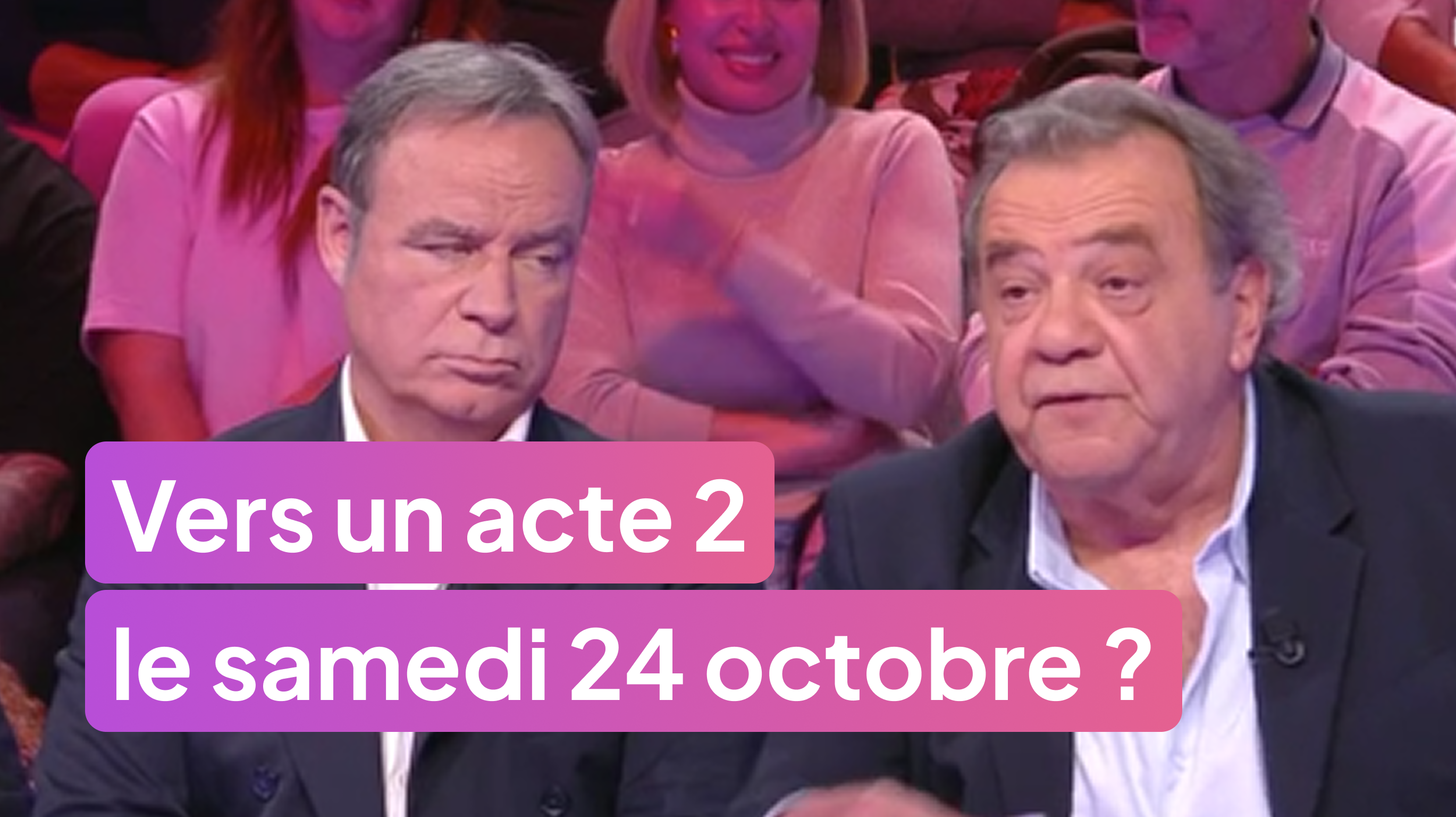 Vers un acte 2 le 24 octobre ?